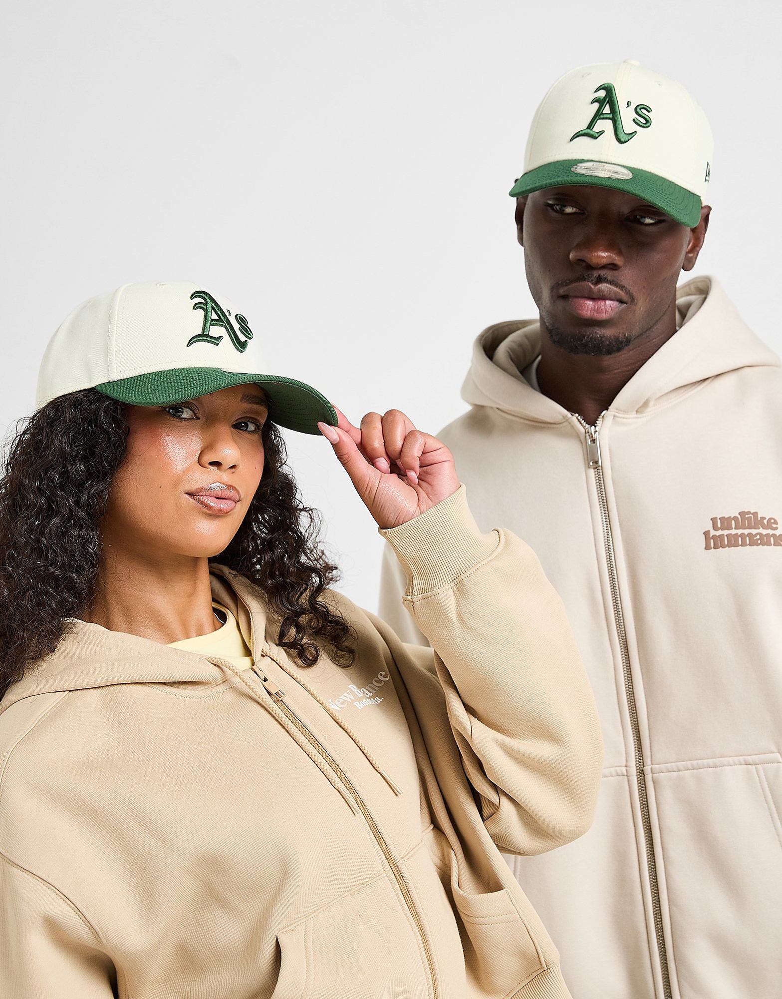 MLB Oakland Athletics 9FORTY Cap - Damen, Cremefarben - female - Size: One Size
