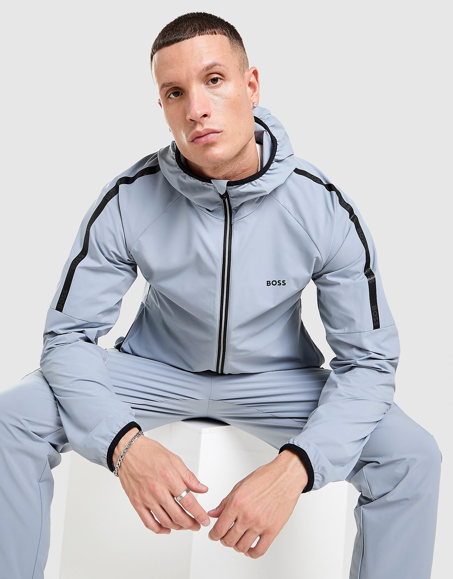 BOSS Tape Woven Hoodie