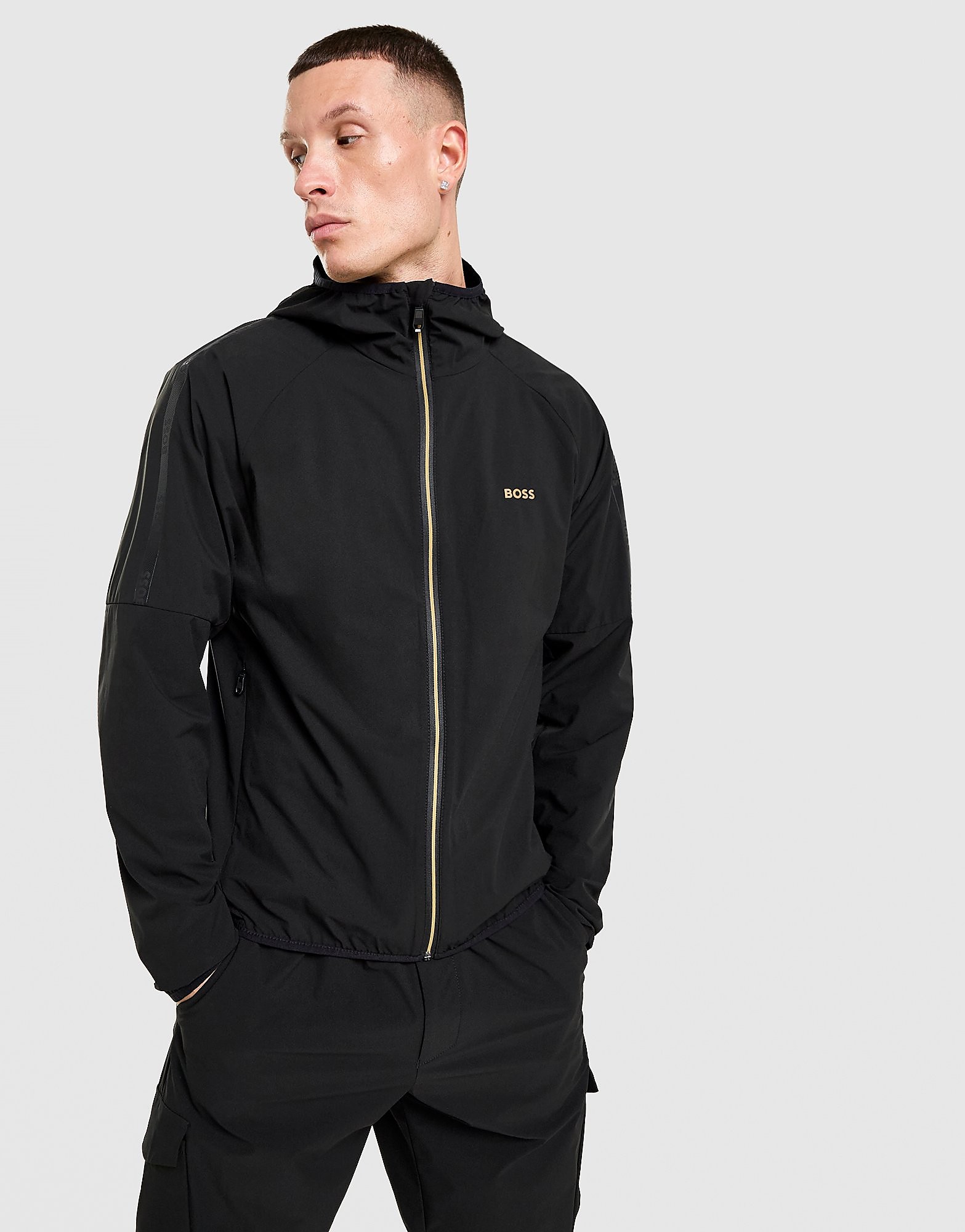 BOSS Tape Woven Hooded Jacket