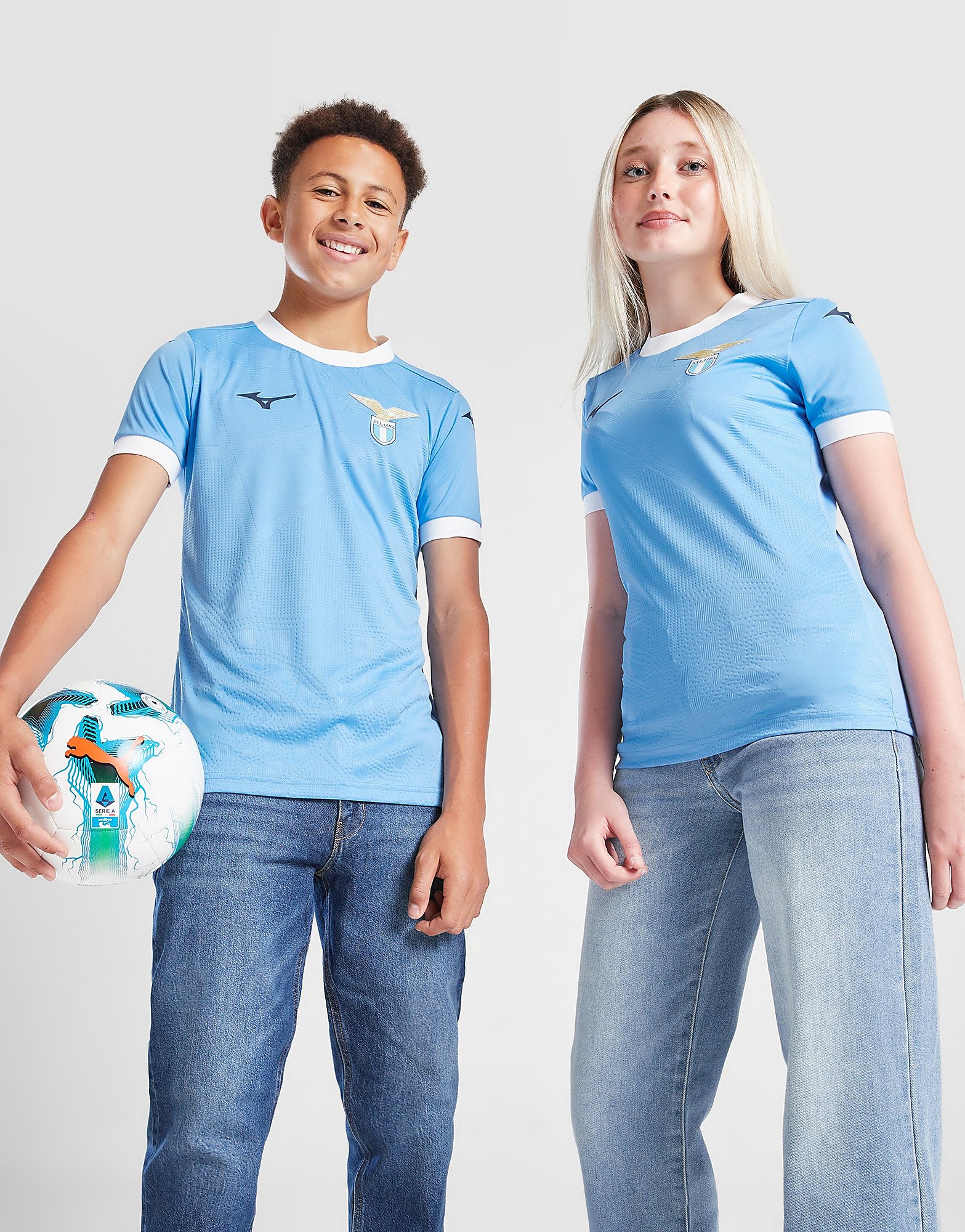Mizuno Lazio 202526 Home Shirt Junior