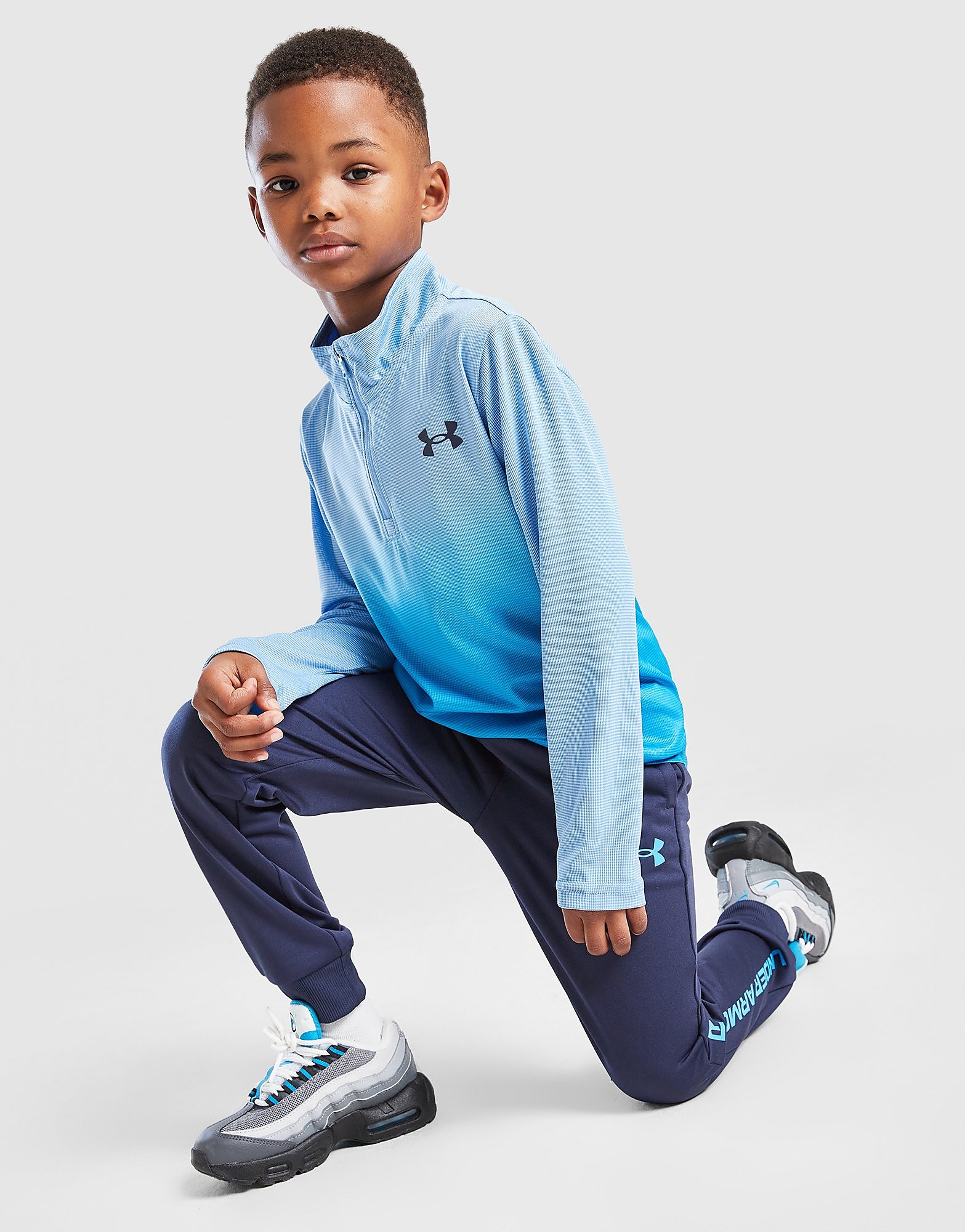 Under Armour Tech Fade 14 Zip Tracksuit Children - vue 7