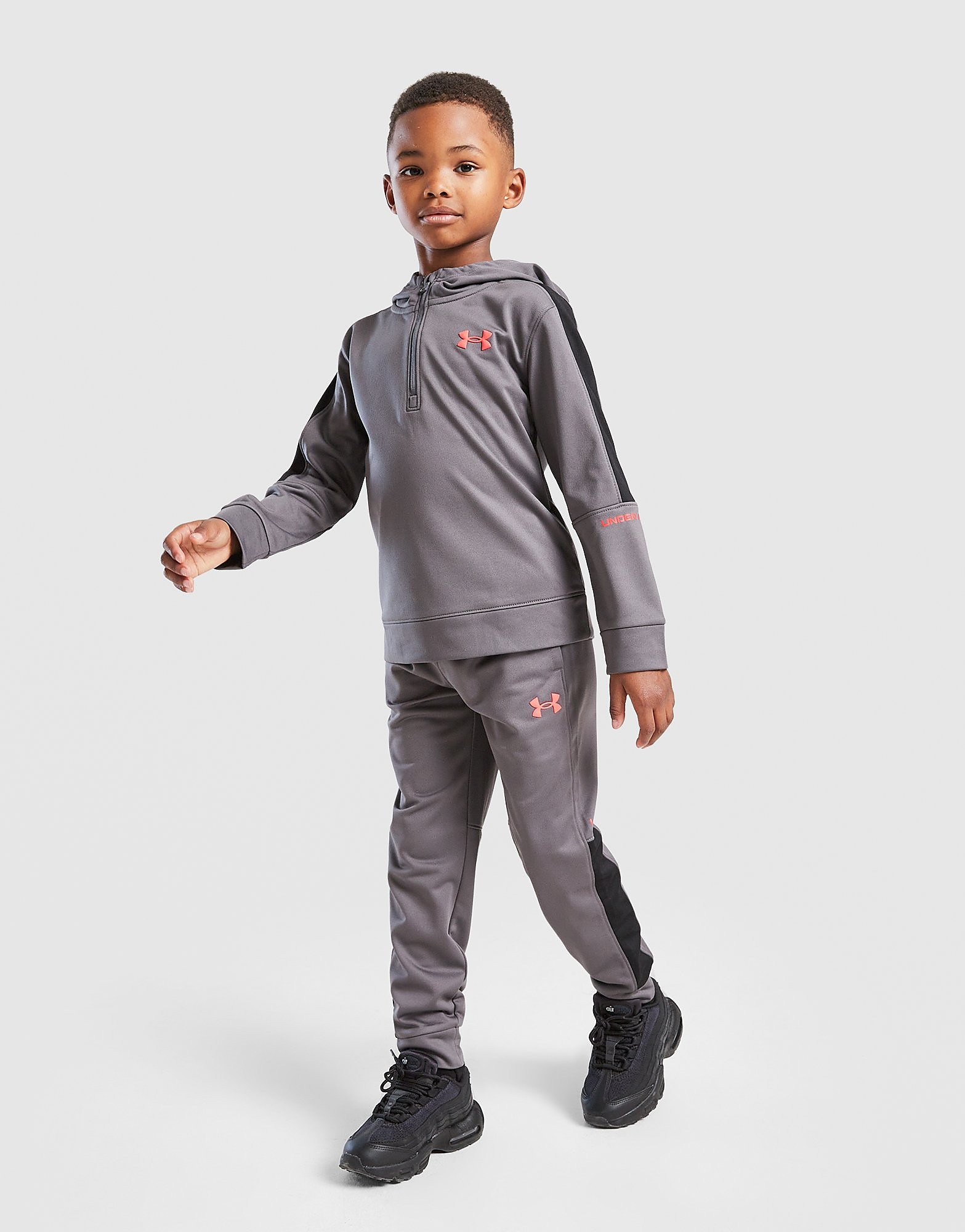 Under Armour Poly Colour Block 14 Zip Tracksuit Children - vue 2