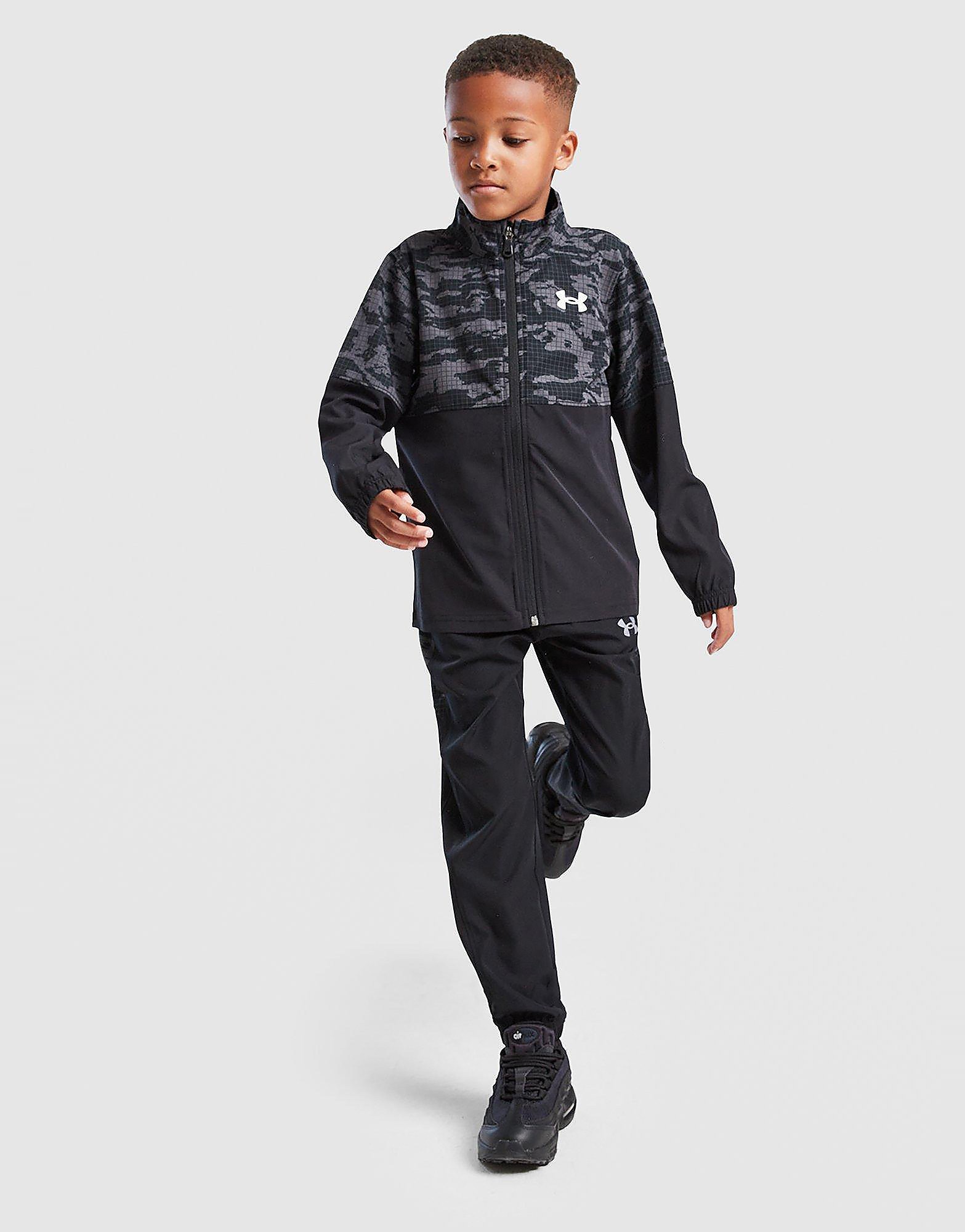 Under Armour Vanish Full Zip Camo Tracksuit Children