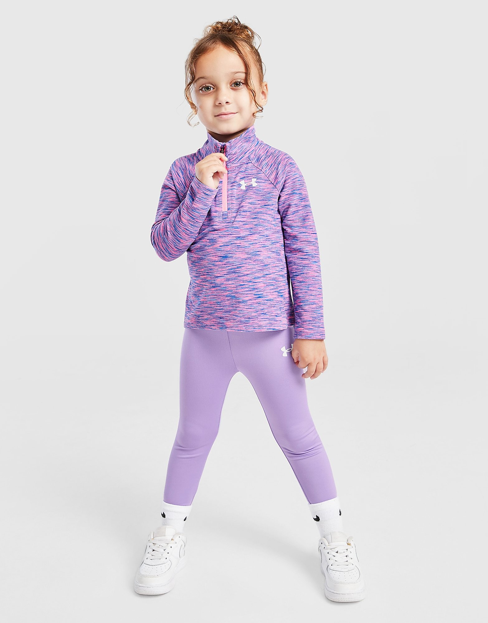 Under Armour Girls' Twist 14 Zip Track TopLeggings Set Infant - vue 3