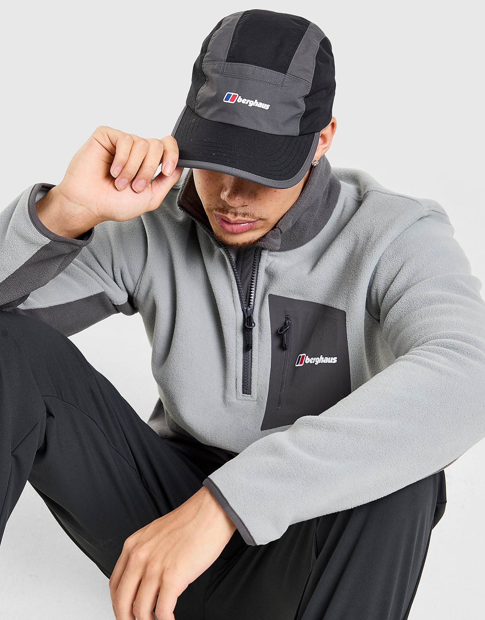 Berghaus Maglia Poly Fleece Urbism, grigio