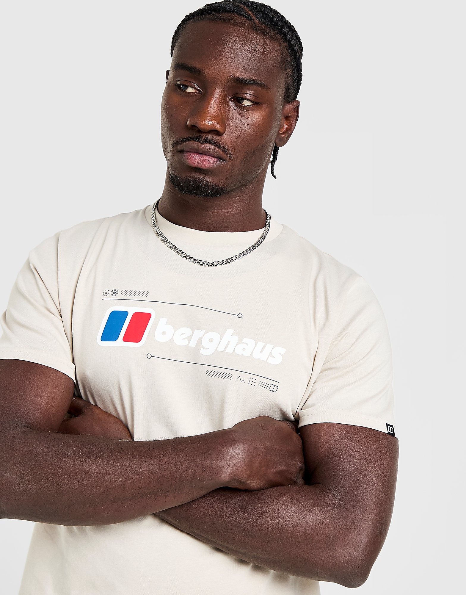 Berghaus Elements T Shirt Ecru Tint Ecru Tint