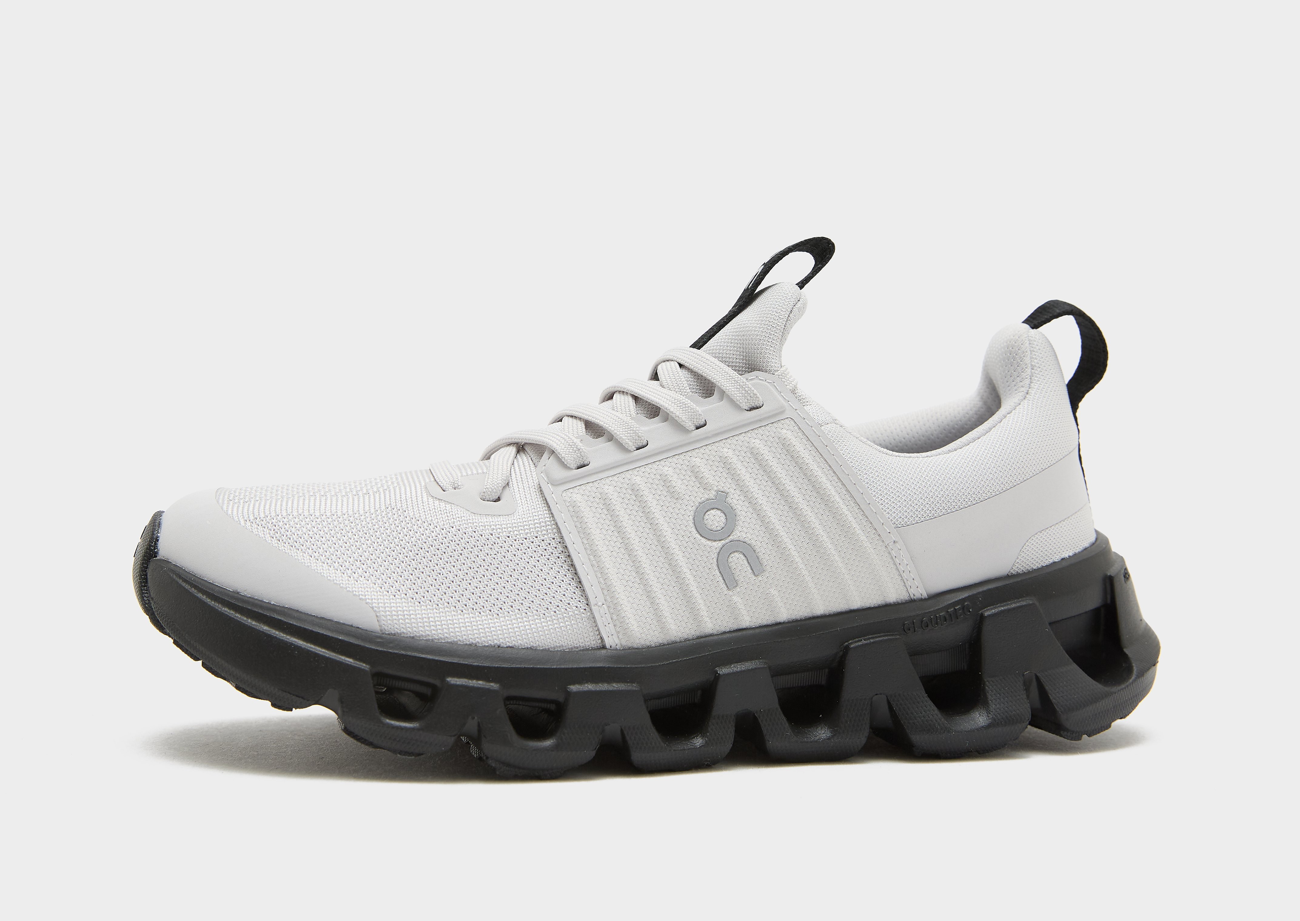 On Running Cloudswift kindersneaker zwart en grijs