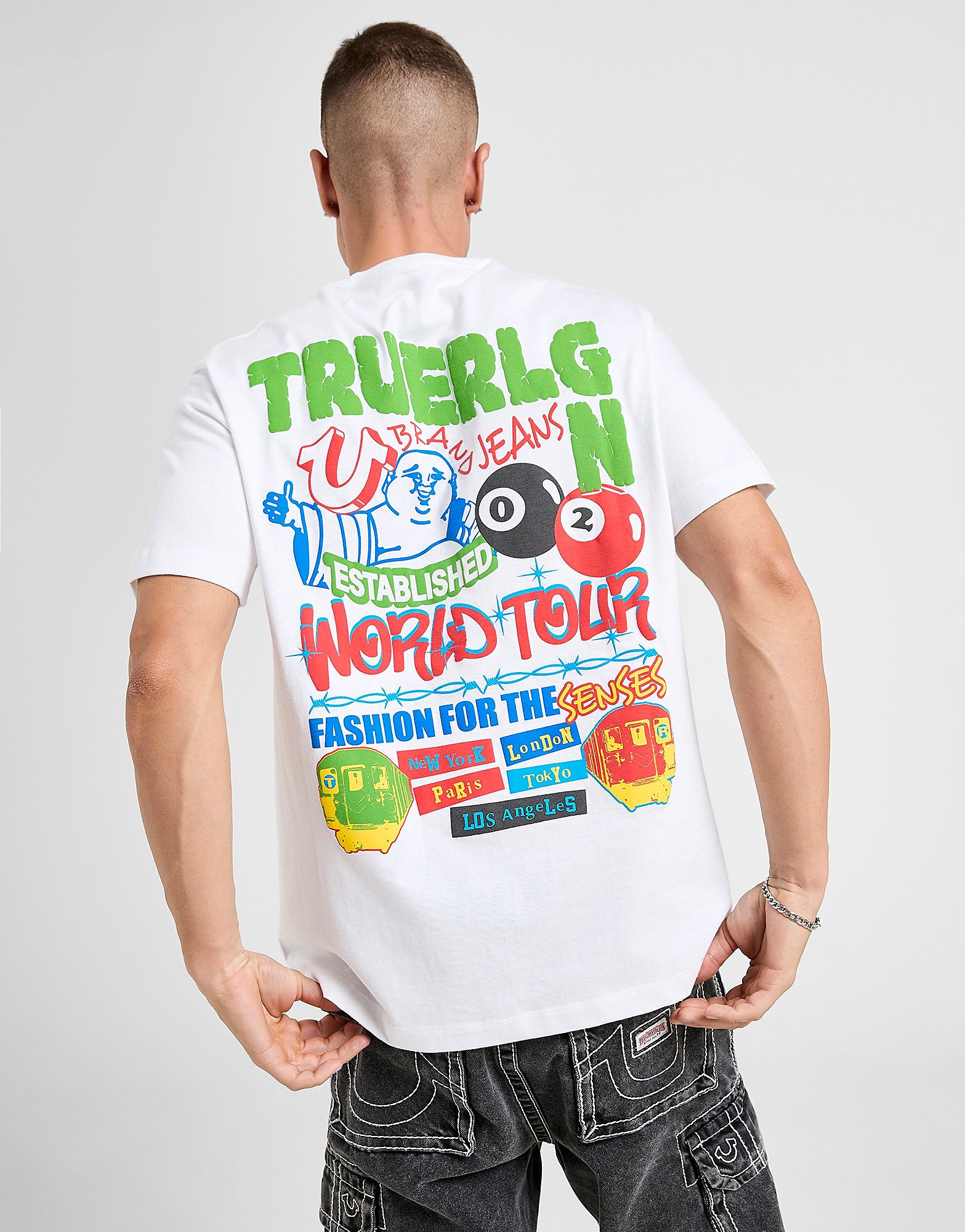 True Religion World Tour Pool Ball T Shirt
