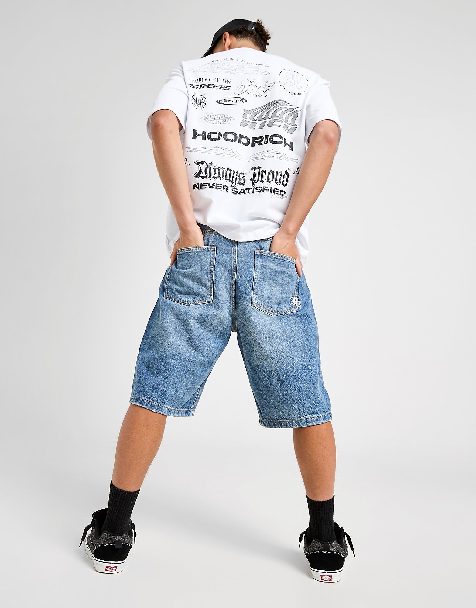 Hoodrich Shorts en jean Core - vue 1