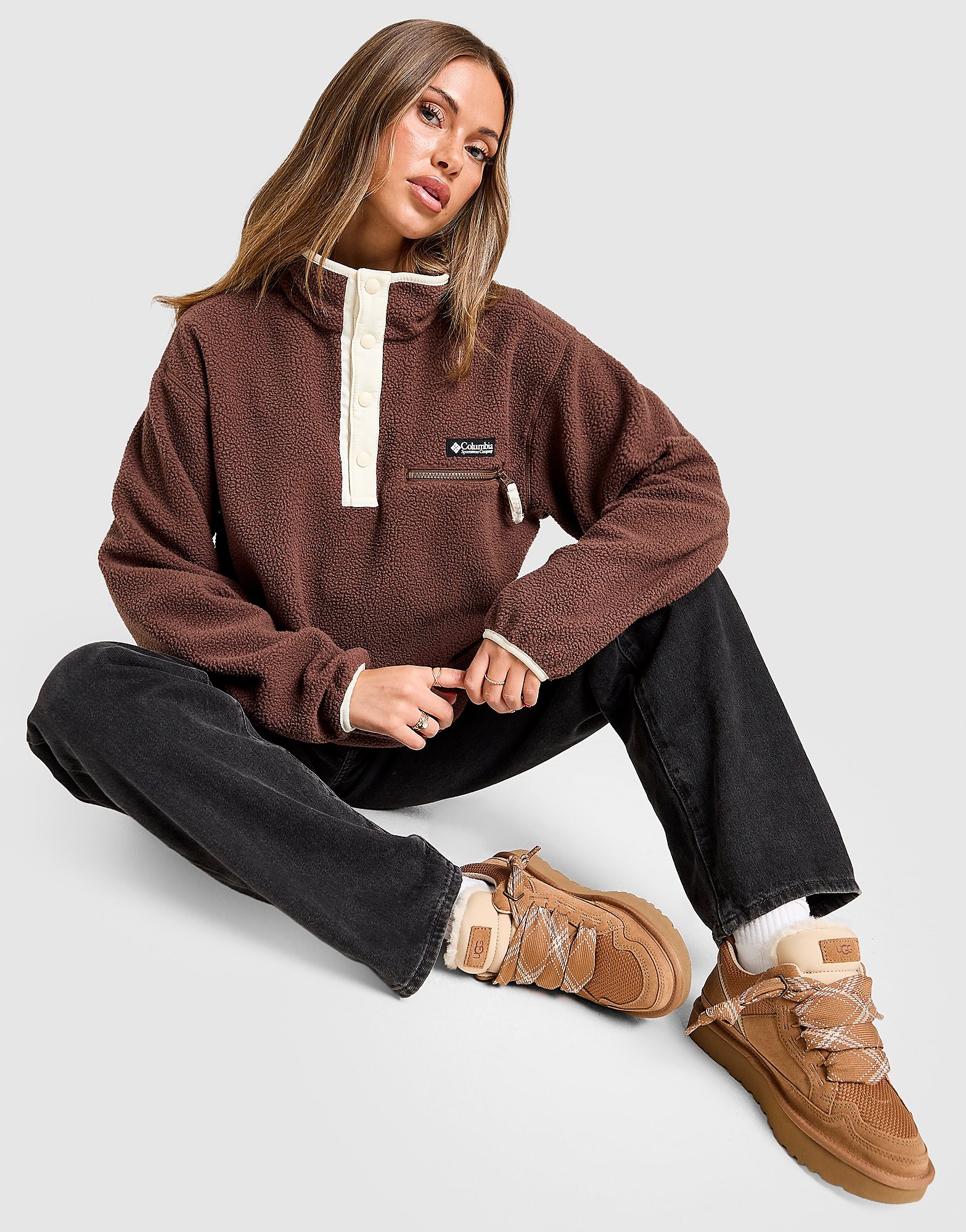 Columbia Helvetia Oversized Fleece Top - vue 3