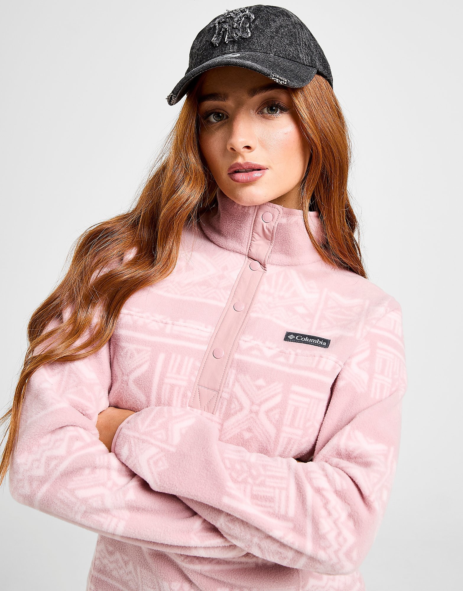 Columbia Benton Springs 12 Snap Print Fleece