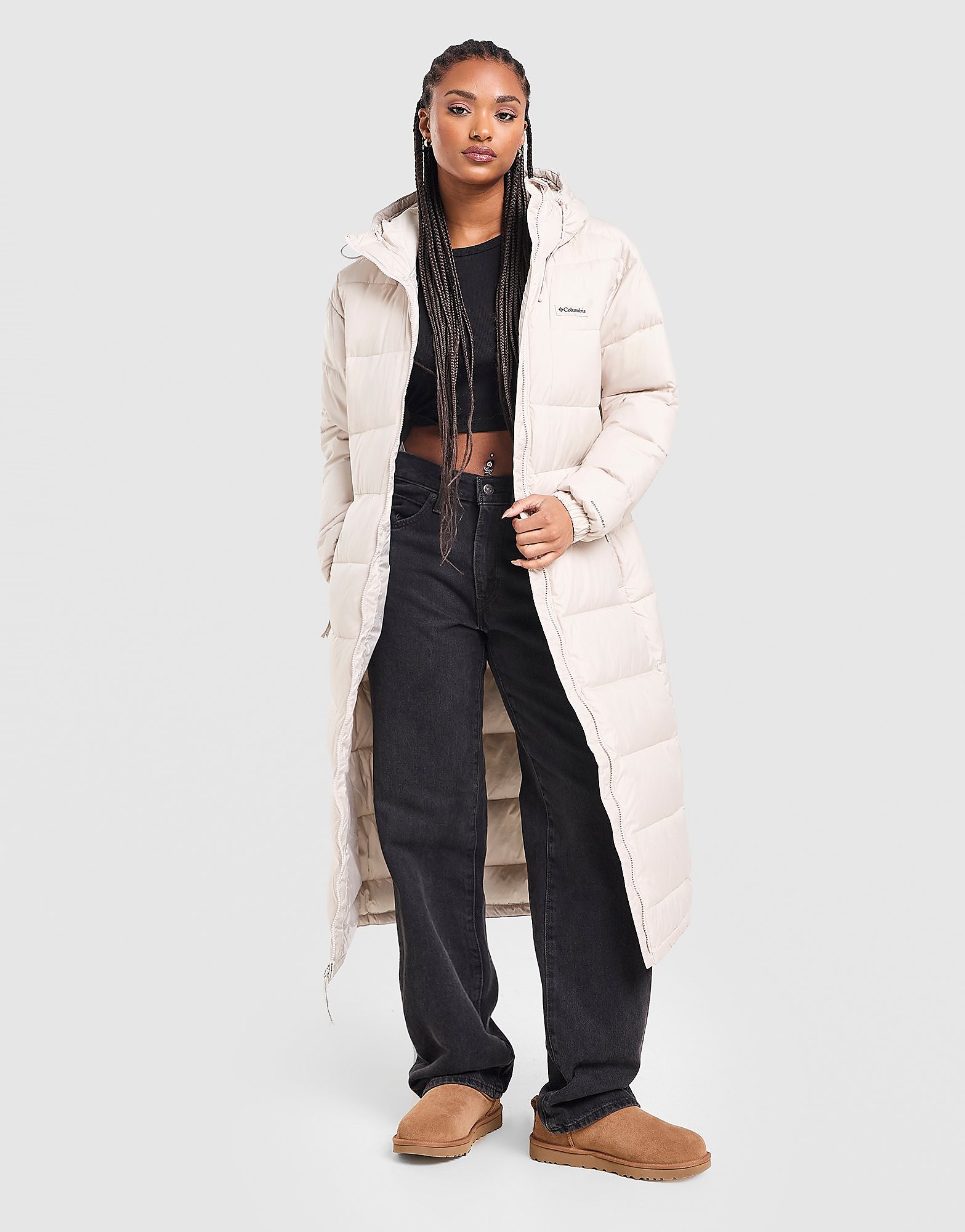 Columbia Veste Pike Lake Longline Femme Ghiacchio Ice Ghiacchio Ice