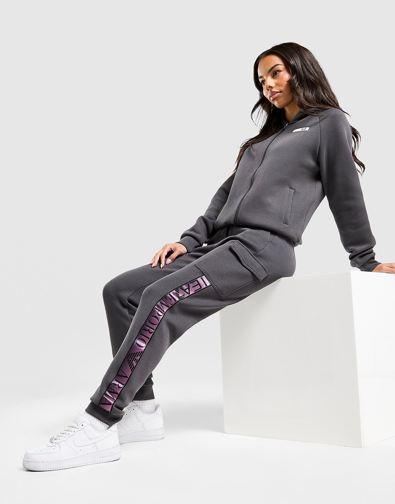 EA7 Emporio Armani Ventus Tape Cargo Track Pants