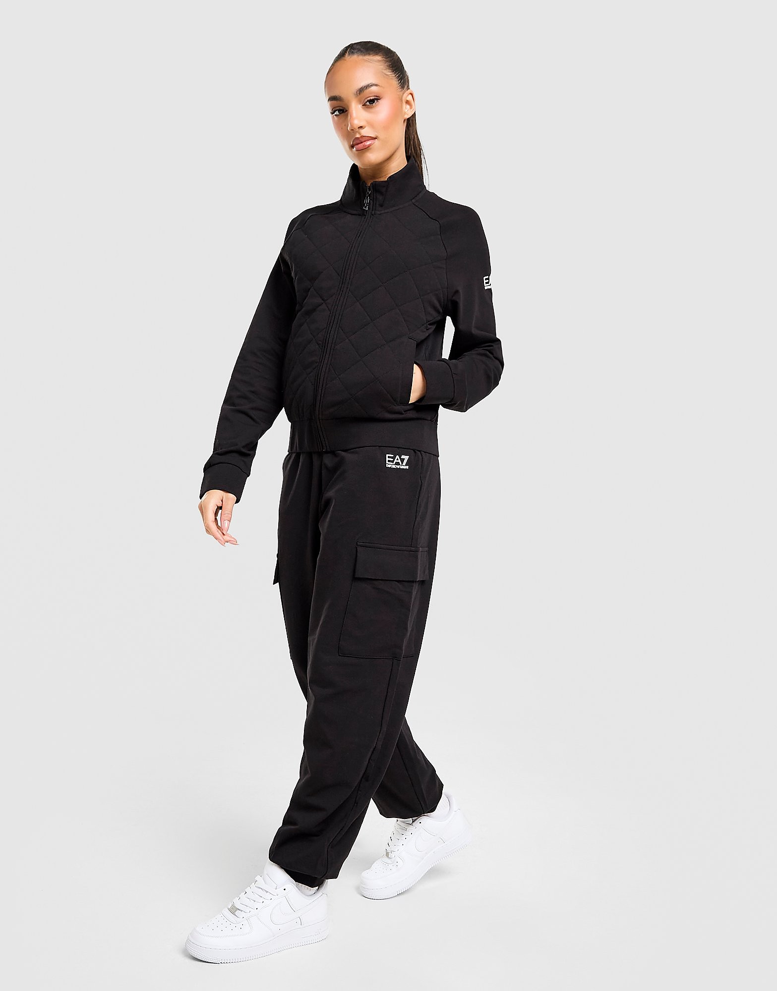 EA7 Emporio Armani Quilted Full Zip Tracksuit