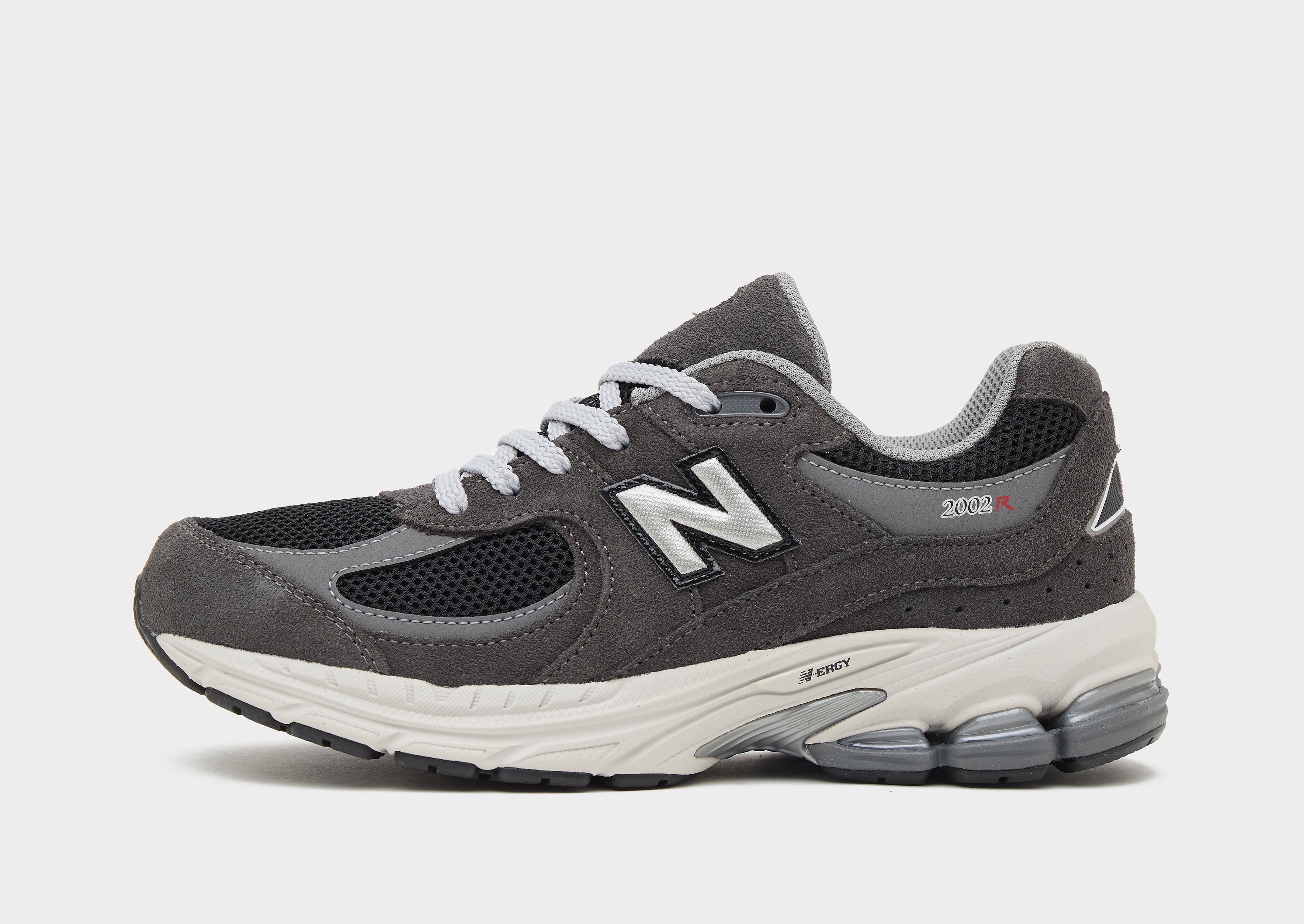New Balance 2002R kindersneaker grijs, zilver en zwart
