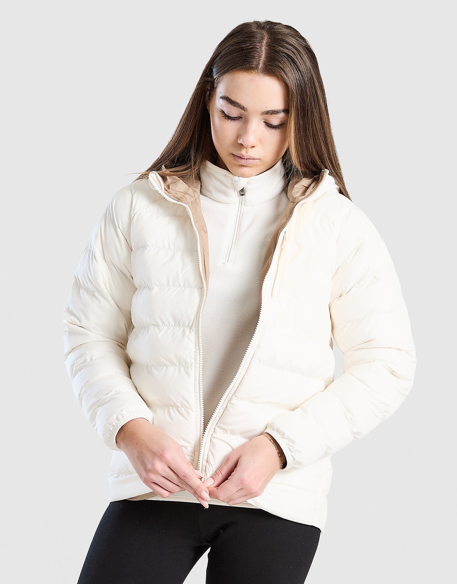 The North Face Veste Perrito Junior Fille Cream Marl Cream Marl