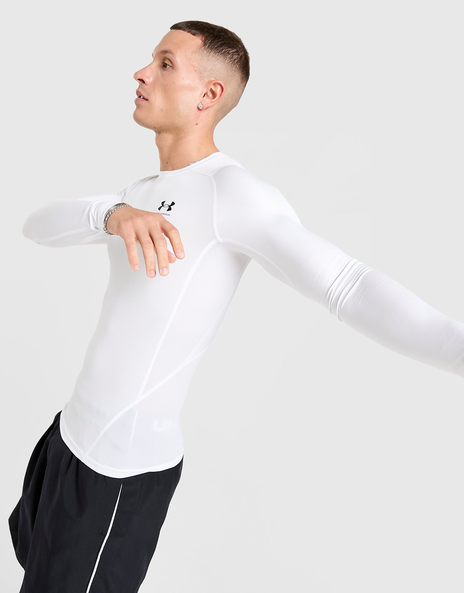 Under Armour T Shirt Manches Longues HeatGear Homme