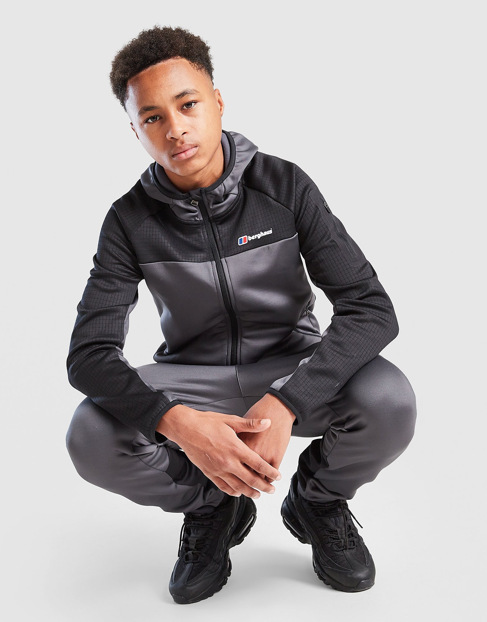 Berghaus Grid Full Zip Hoodie Junior