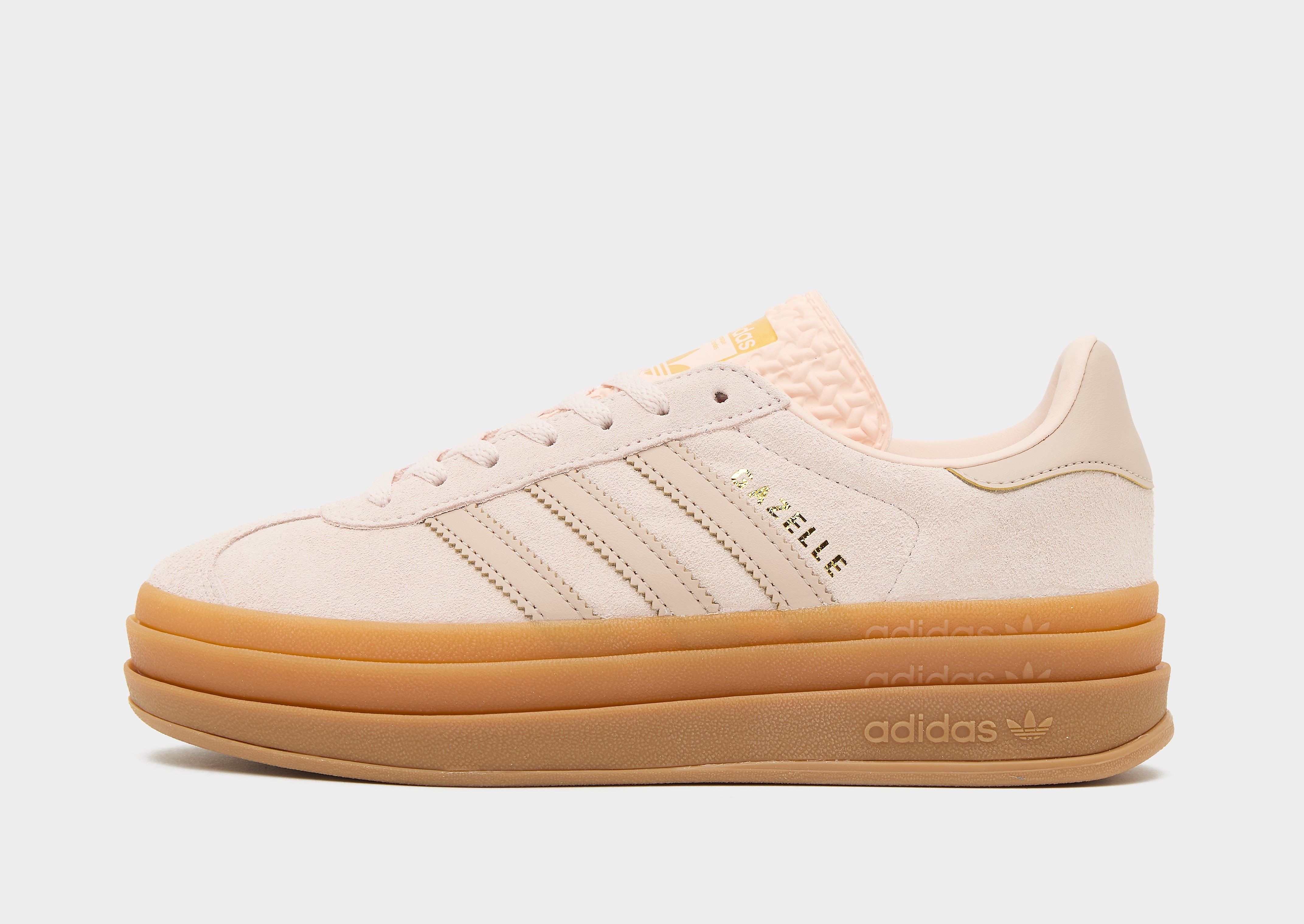 Adidas Gazelle Bold kindersneaker beige en grijs