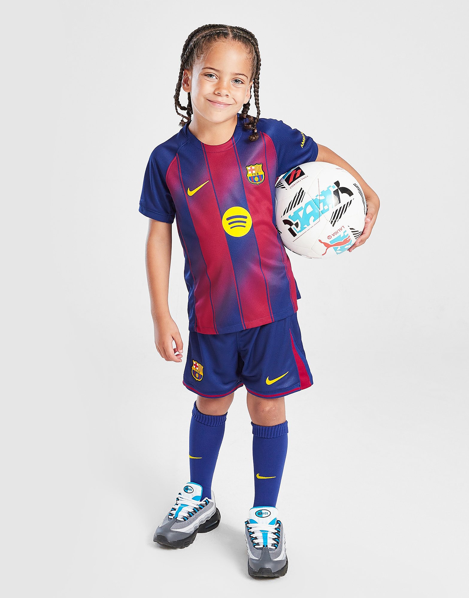 Nike FC Barcelona 202526 Home Kit Children