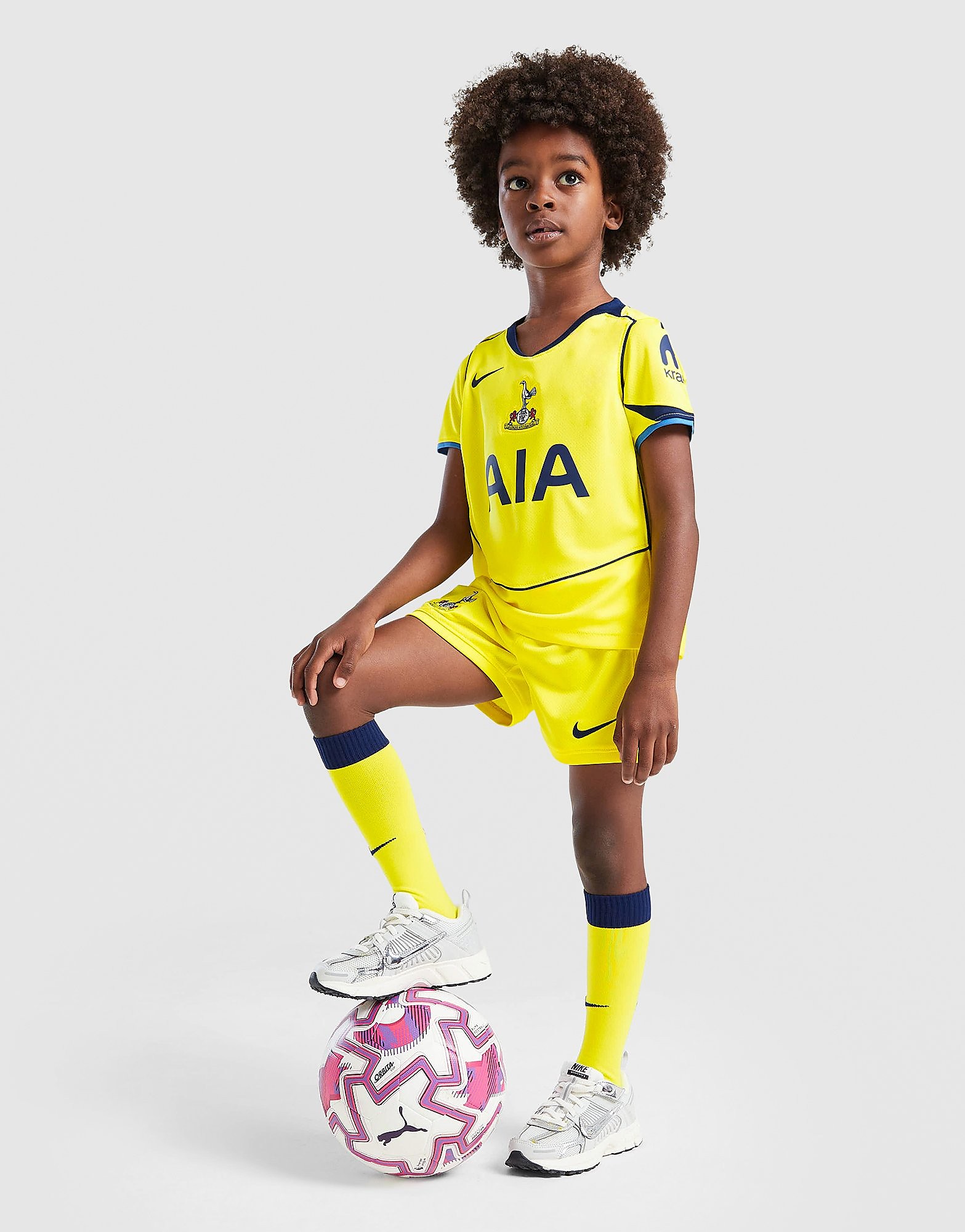 Nike Tottenham Hostpur FC 202526 Third Kit Children Jaune Jaune
