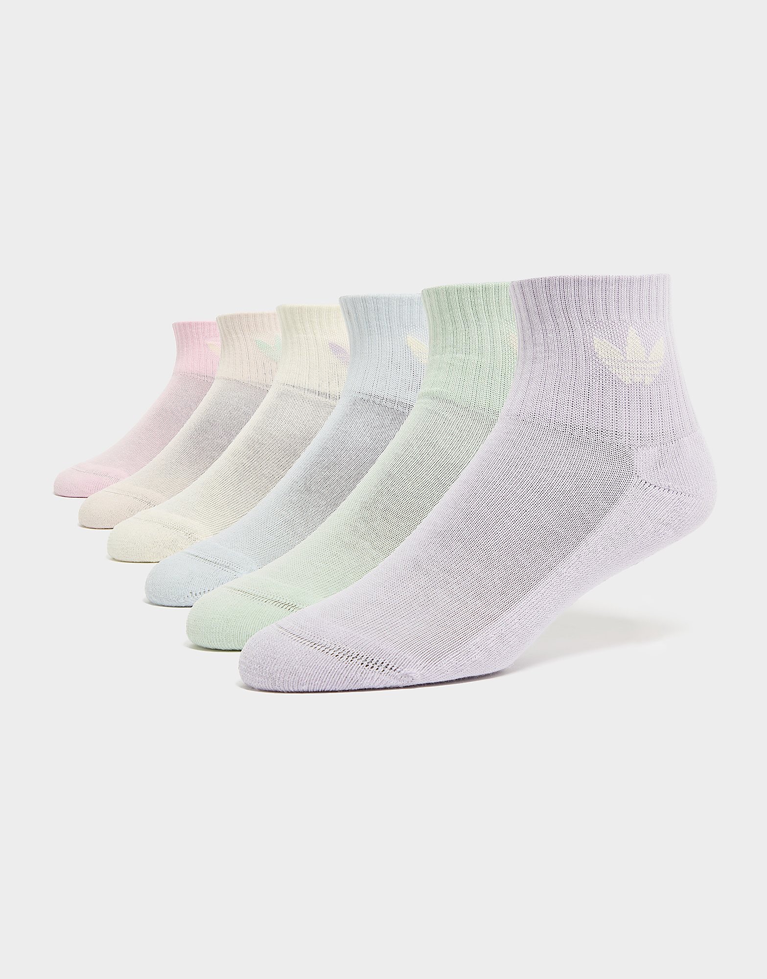 Er-Pack Viertelsocken - Damen, Mehrfarbig - female - Size: 34 - 36
