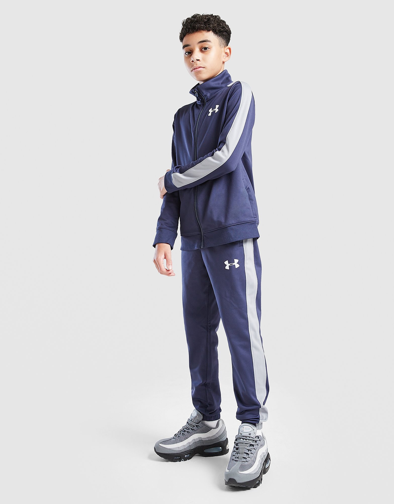 Under Armour Knit Tracksuit Junior Gray Gray