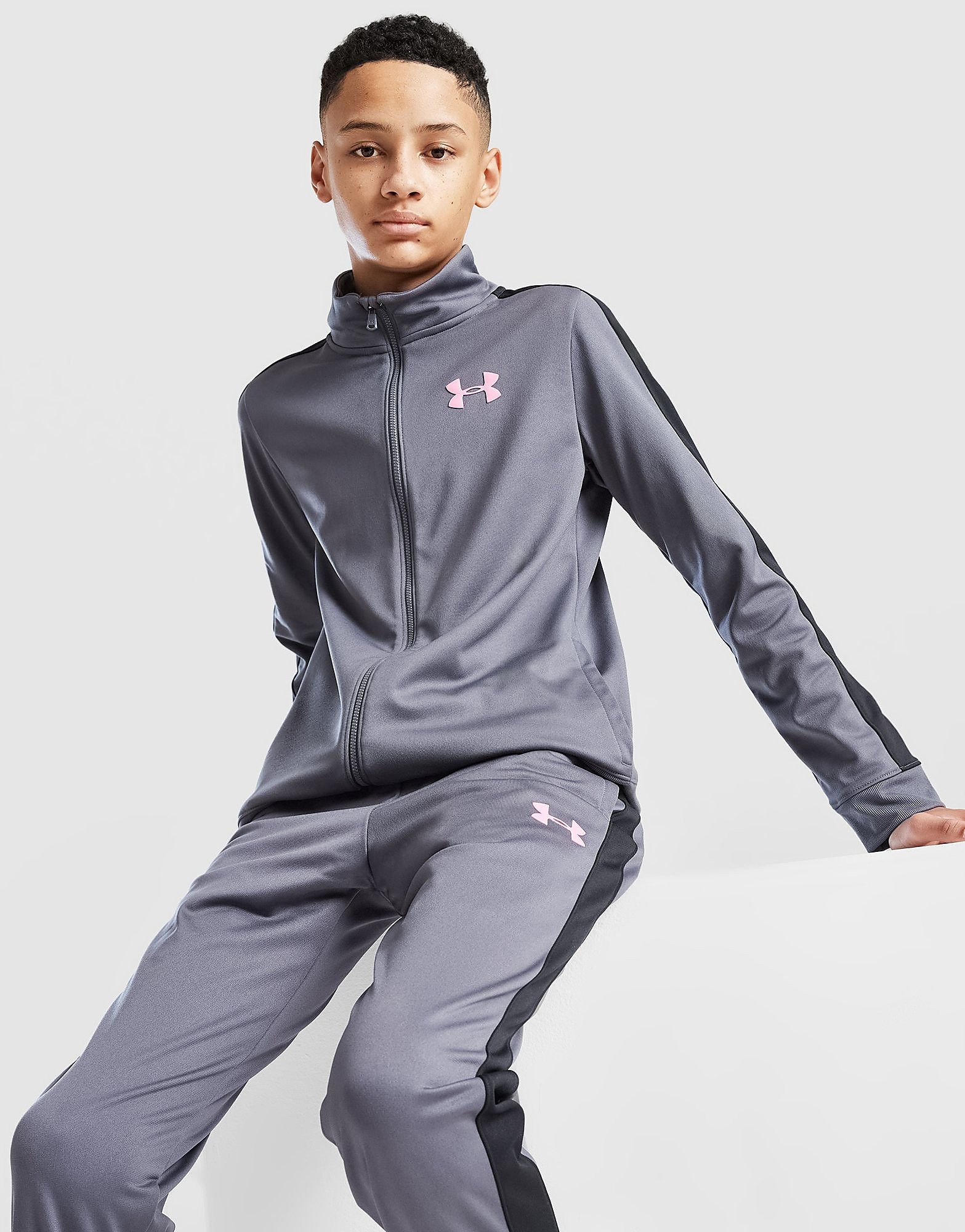 Under Armour Knit Tracksuit Junior Gray Gray - vue 2