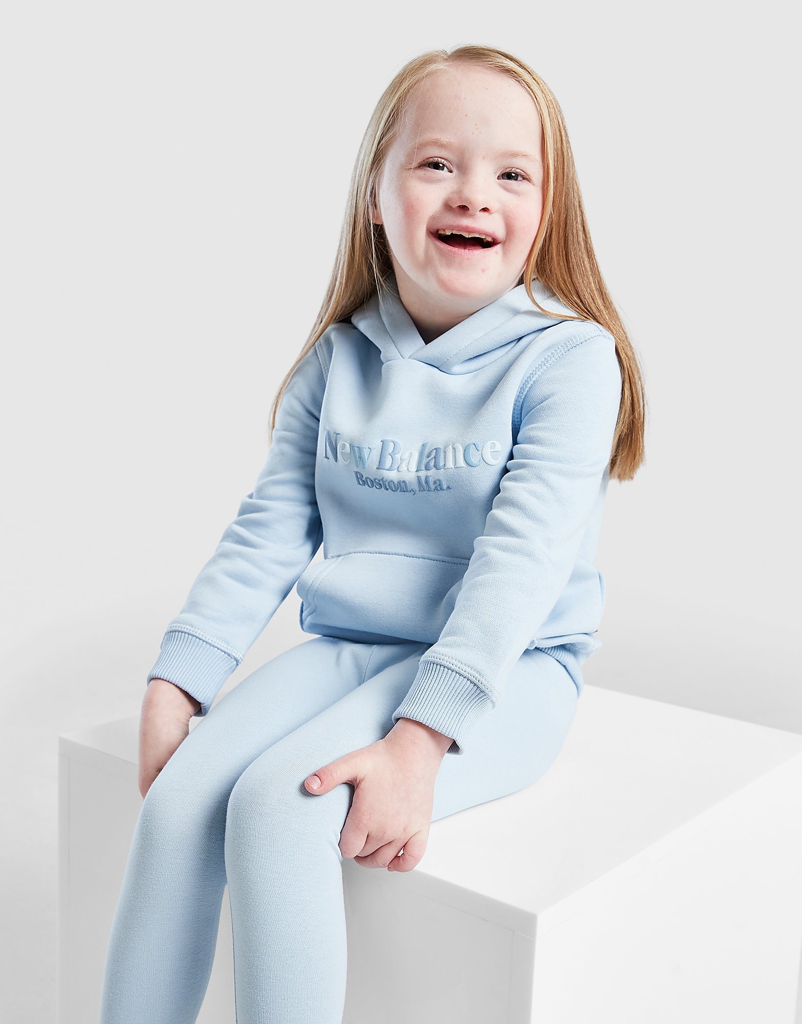 New Balance Girls' Tonal Logo HoodieLeggings Set Infant