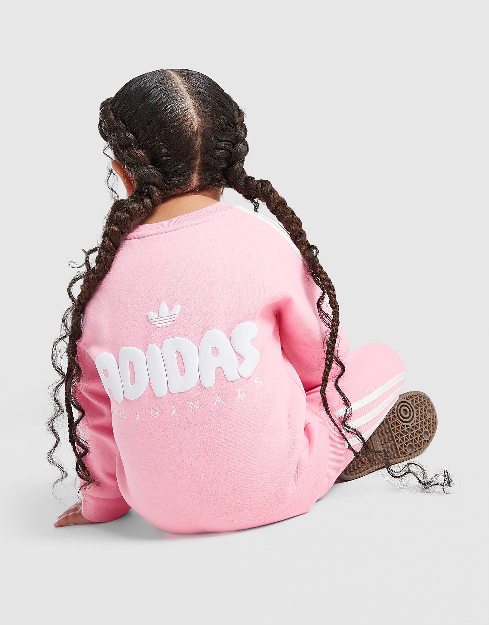 adidas Originals Girls' Bubble Crew Tracksuit Infant