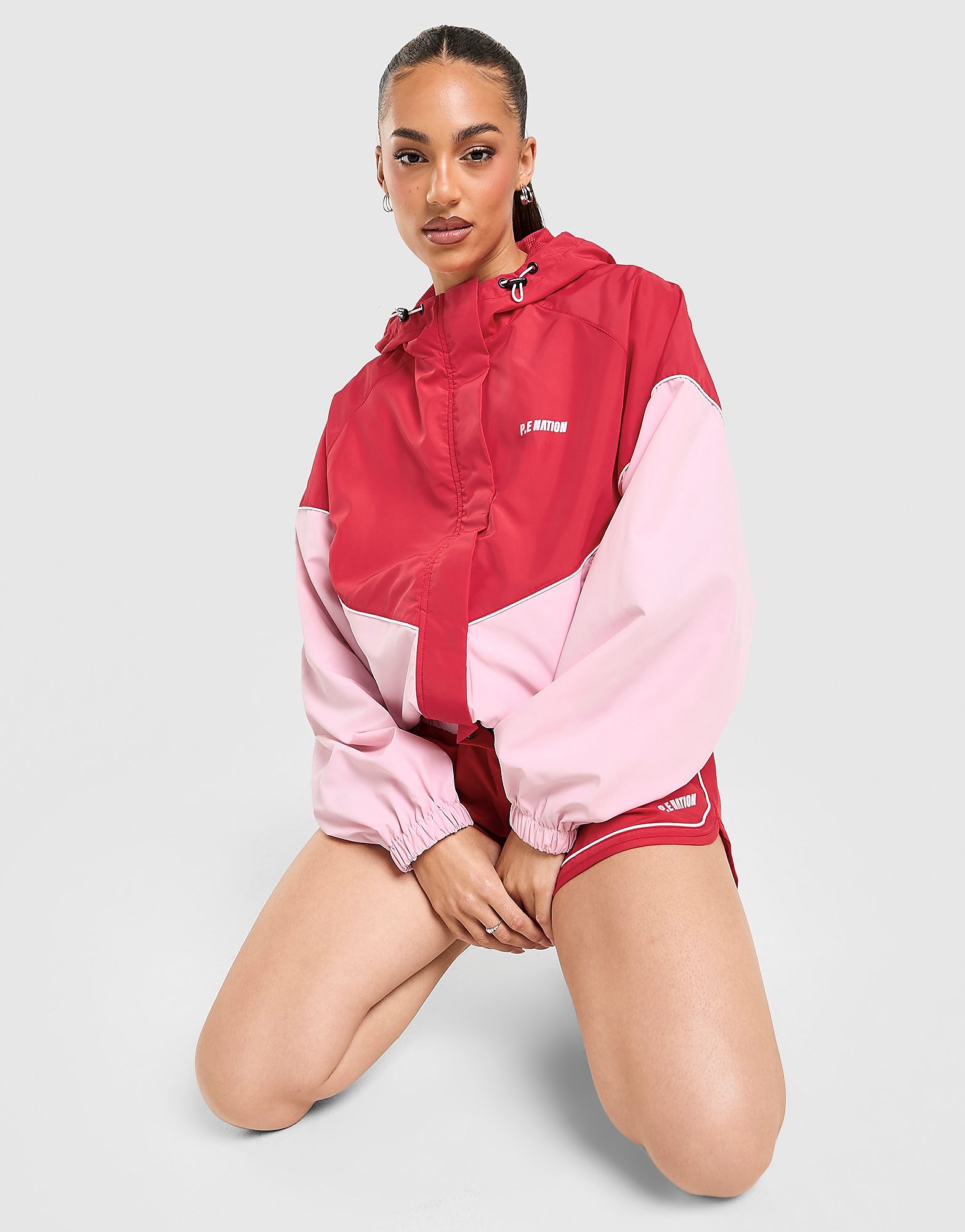 PE Nation Colour Block Woven Jacket