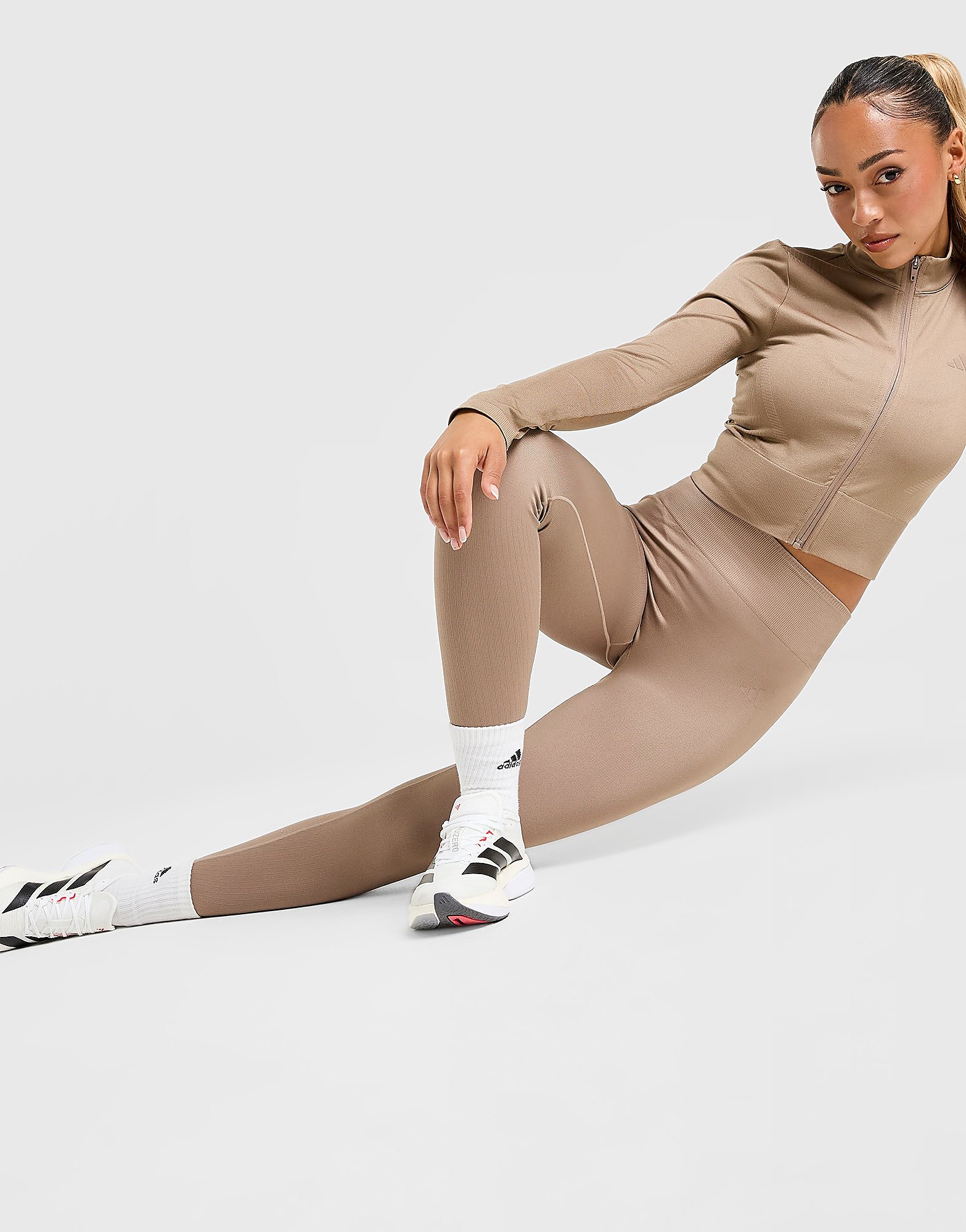 adidas Knit Seamless Leggings Maron Maron