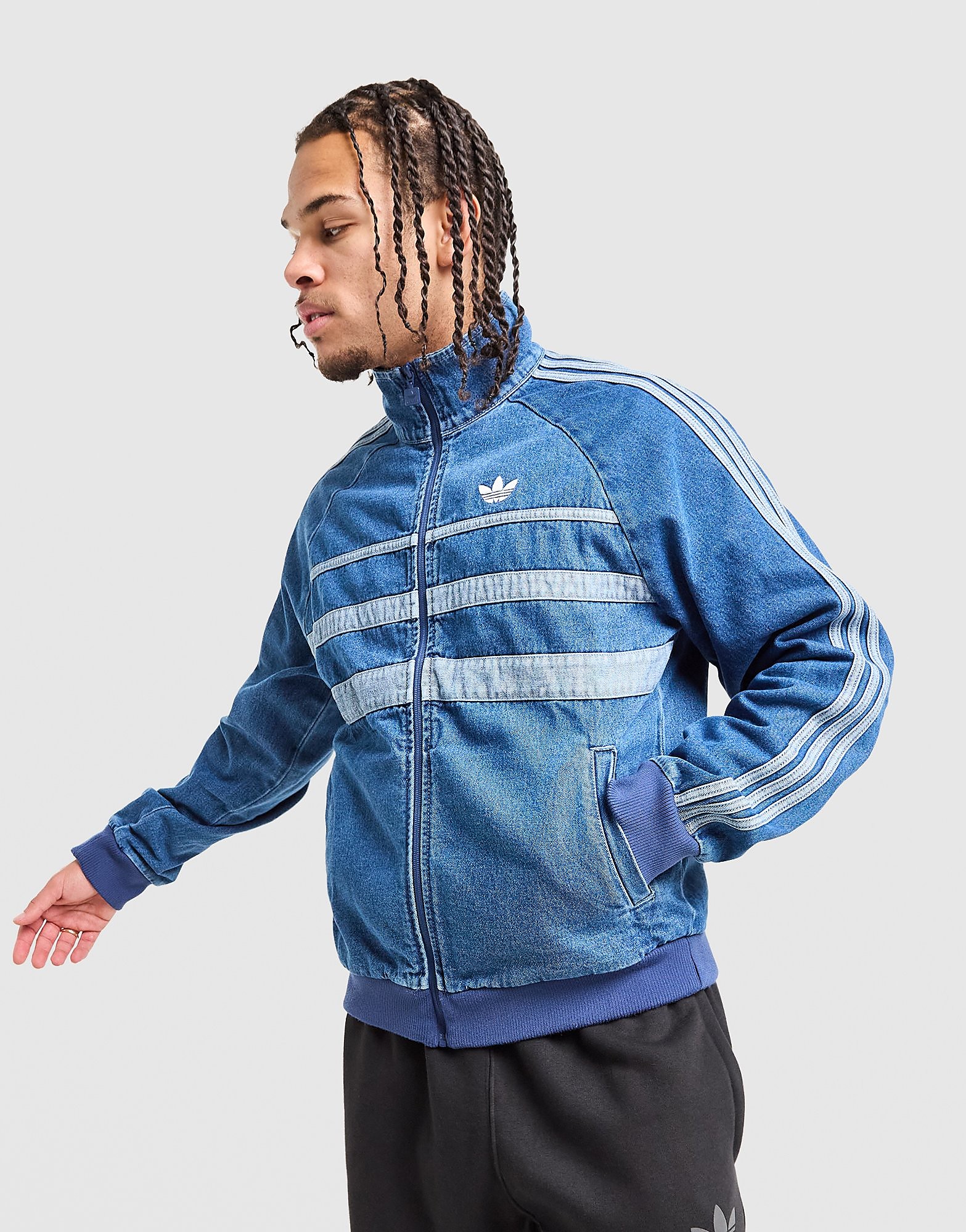 adidas First Track Top Blcak Blcak - vue 2