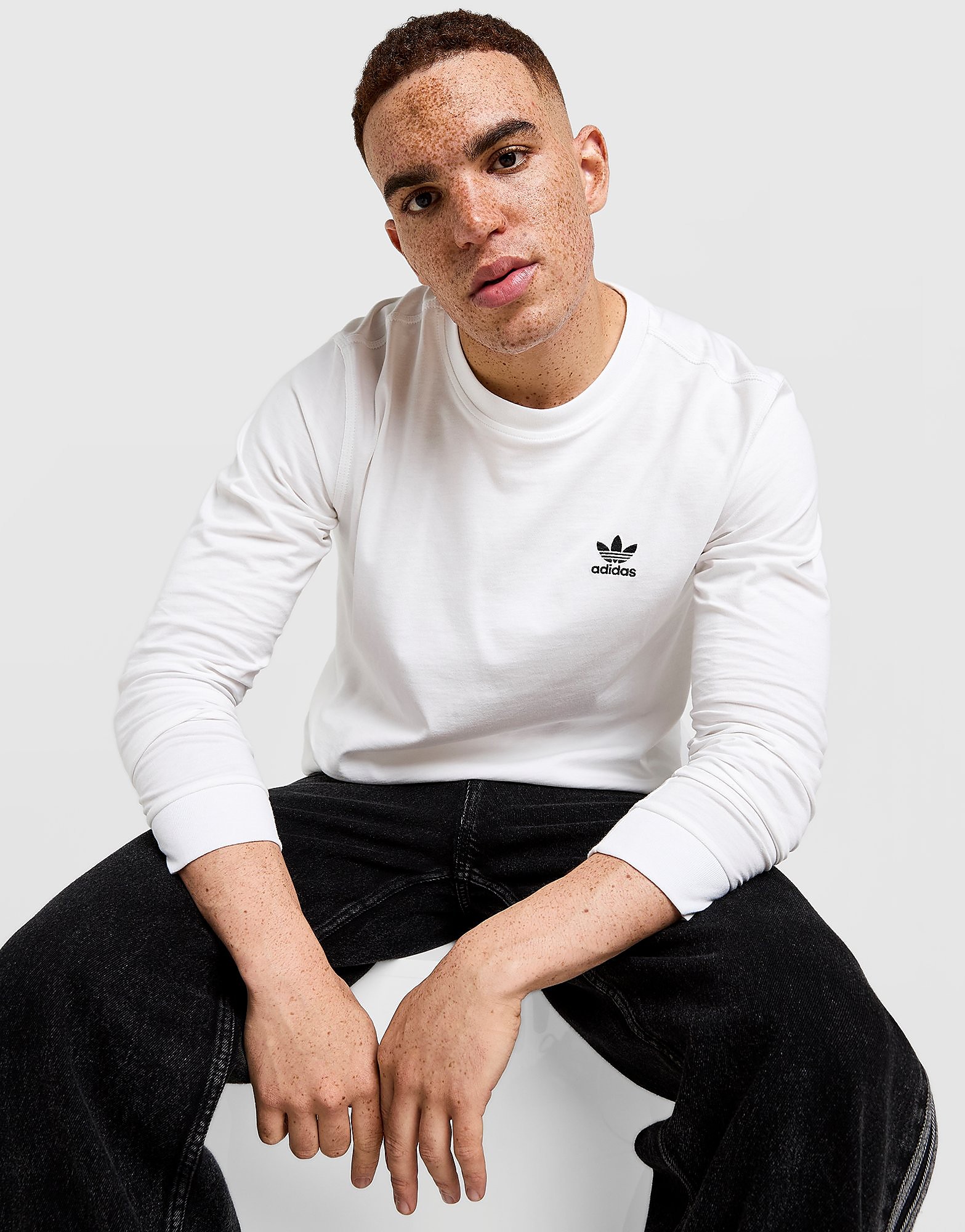 adidas Originals Trefoil Essential Long Sleeve T Shirt - vue 2