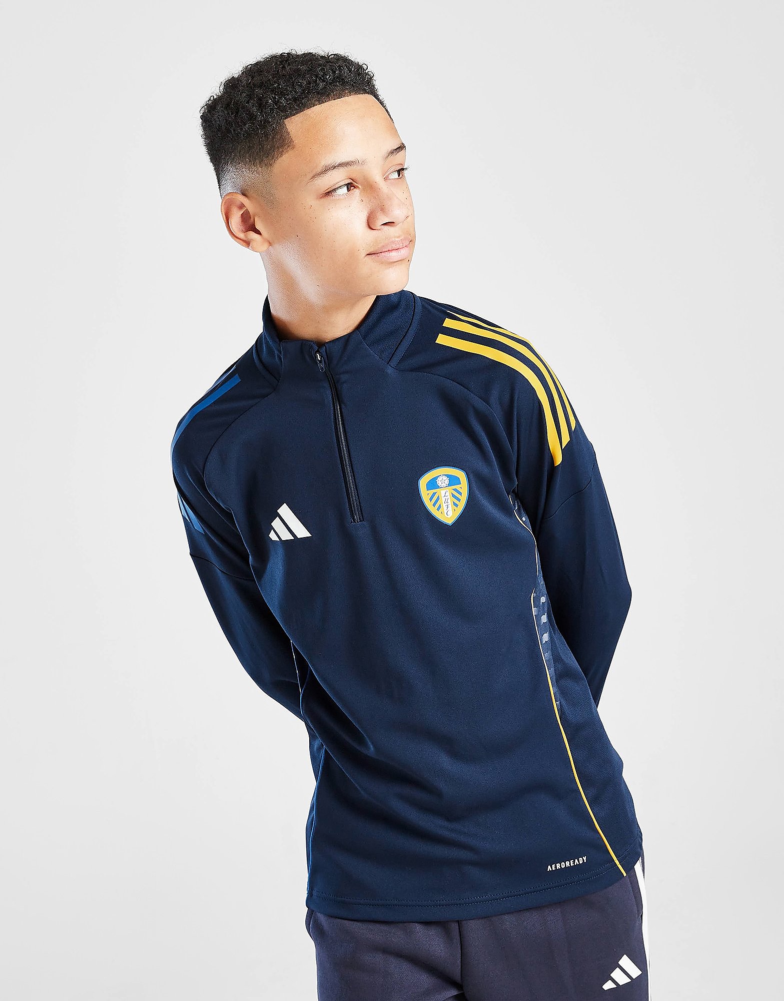 adidas Leeds United FC Training Track Top Junior