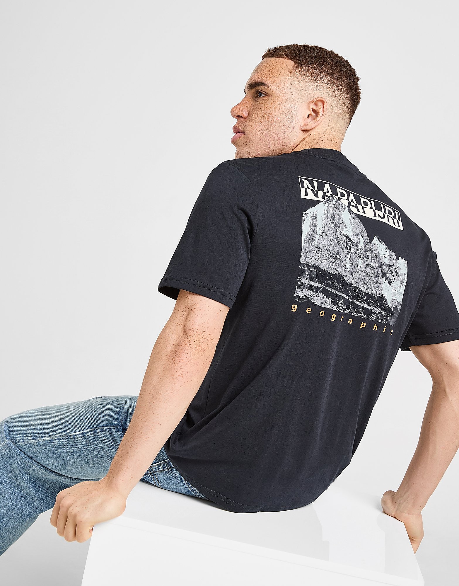 Napapijri Mirada Back Graphic T Shirt