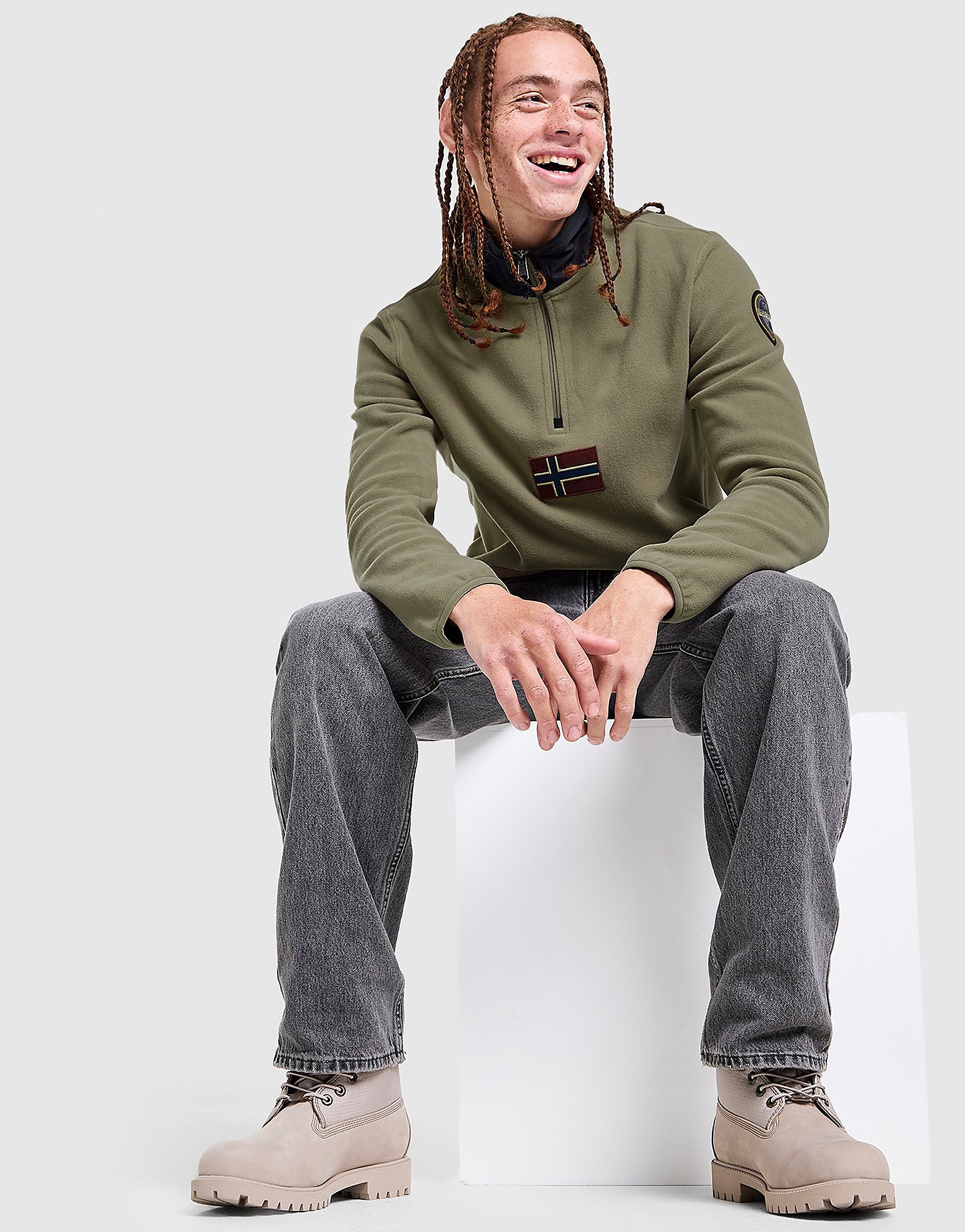 Napapijri Tev Polar 12 Zip Sweatshirt