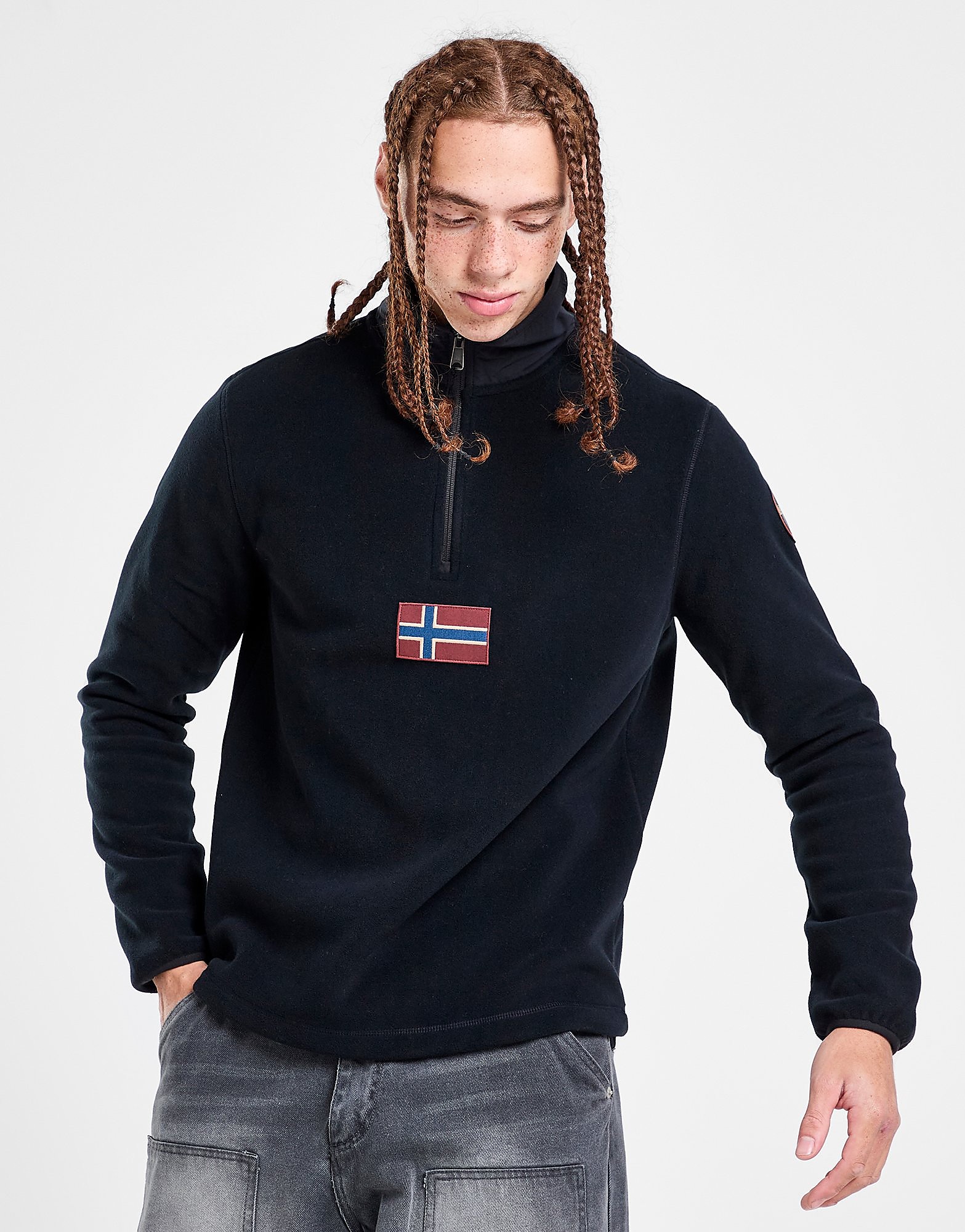 Napapijri Tev Polar 12 Zip Sweatshirt - vue 2