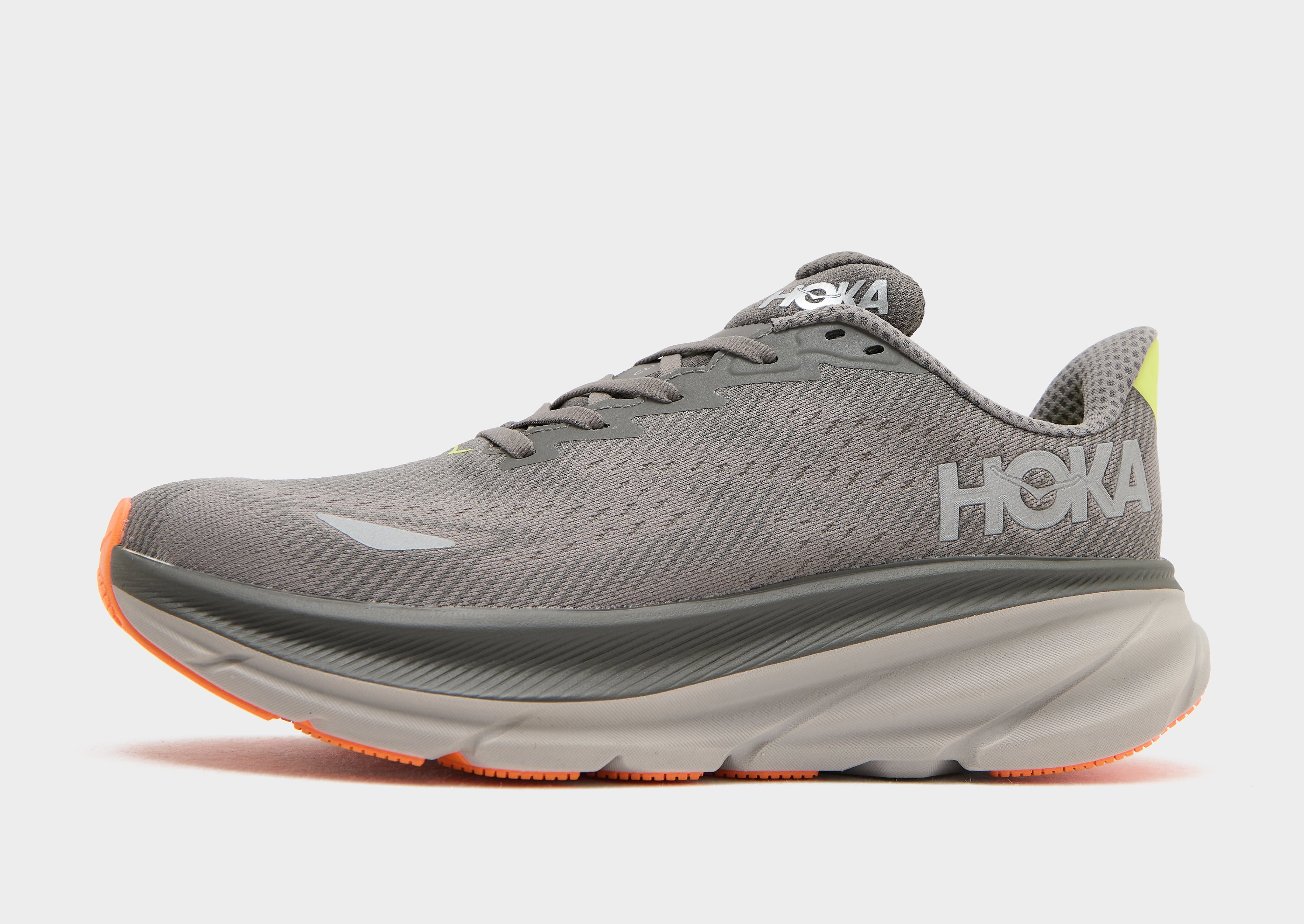 HOKA Clifton 9 herensneaker grijs