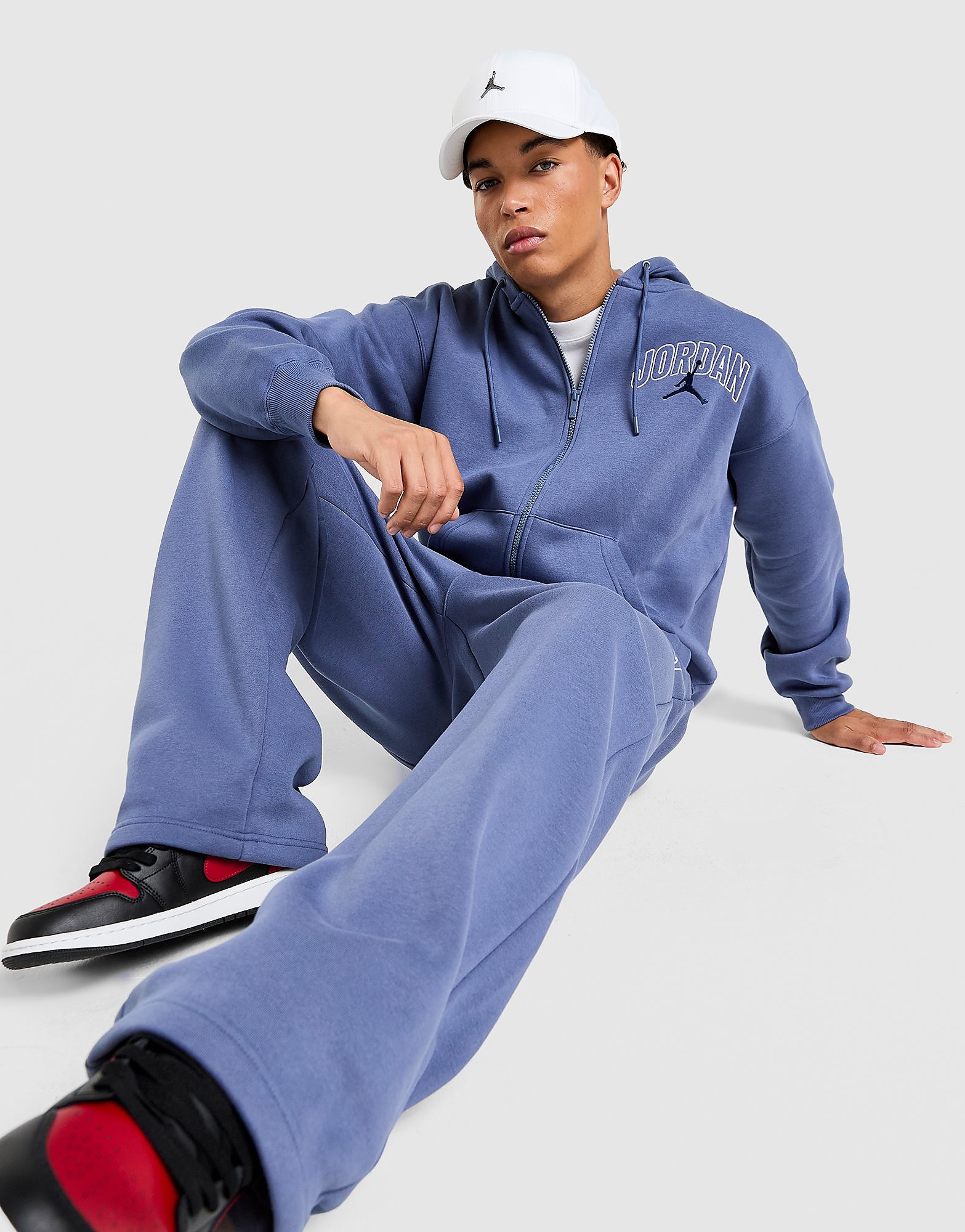 Jordan Felpa con Cappuccio Full Zip Varsity, blu