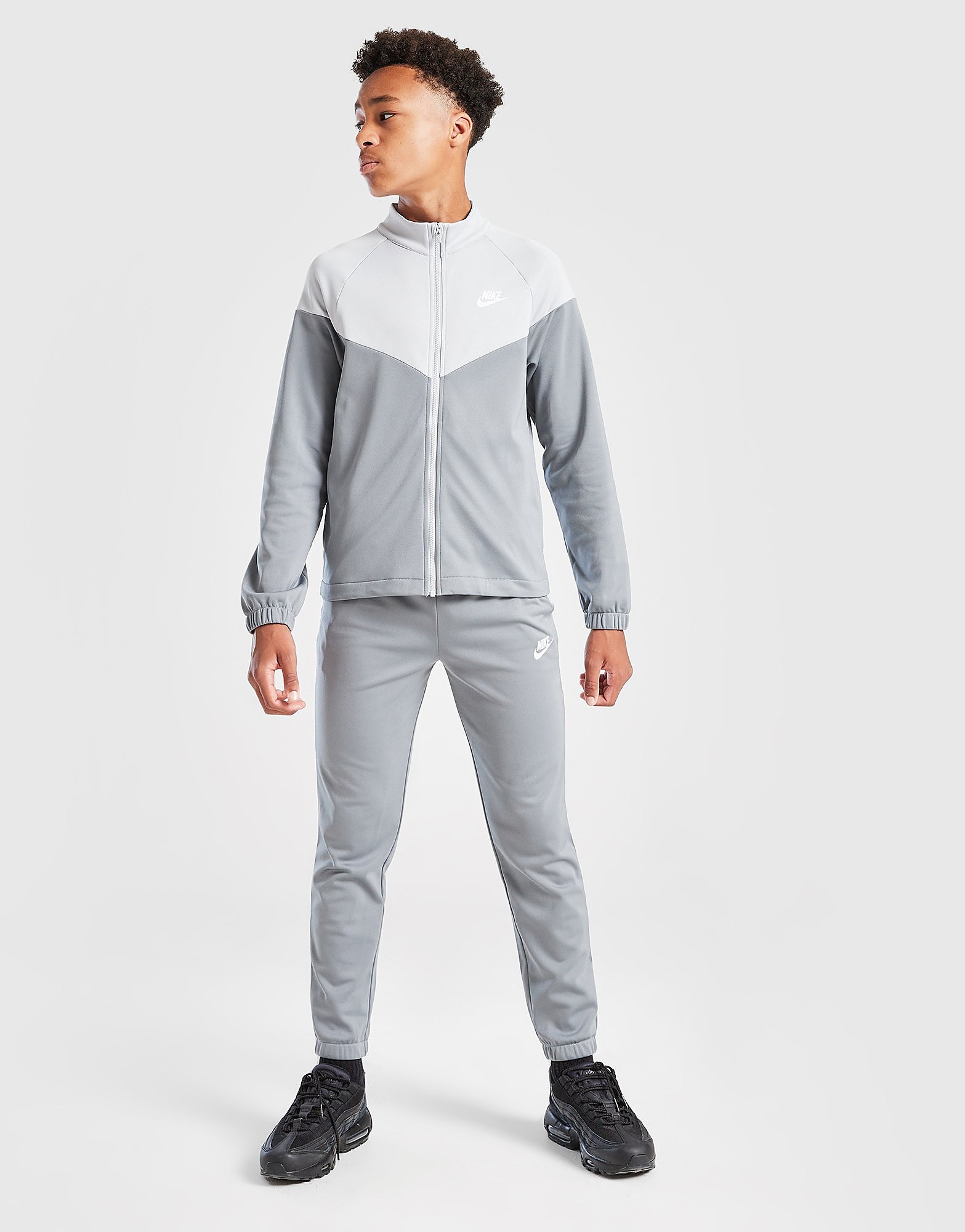 Nike Poly Chevron Tracksuit Junior