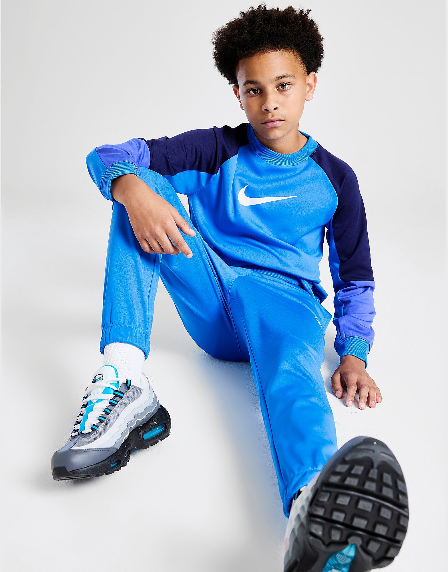 Nike Polyknit Crew Tracksuit Junior