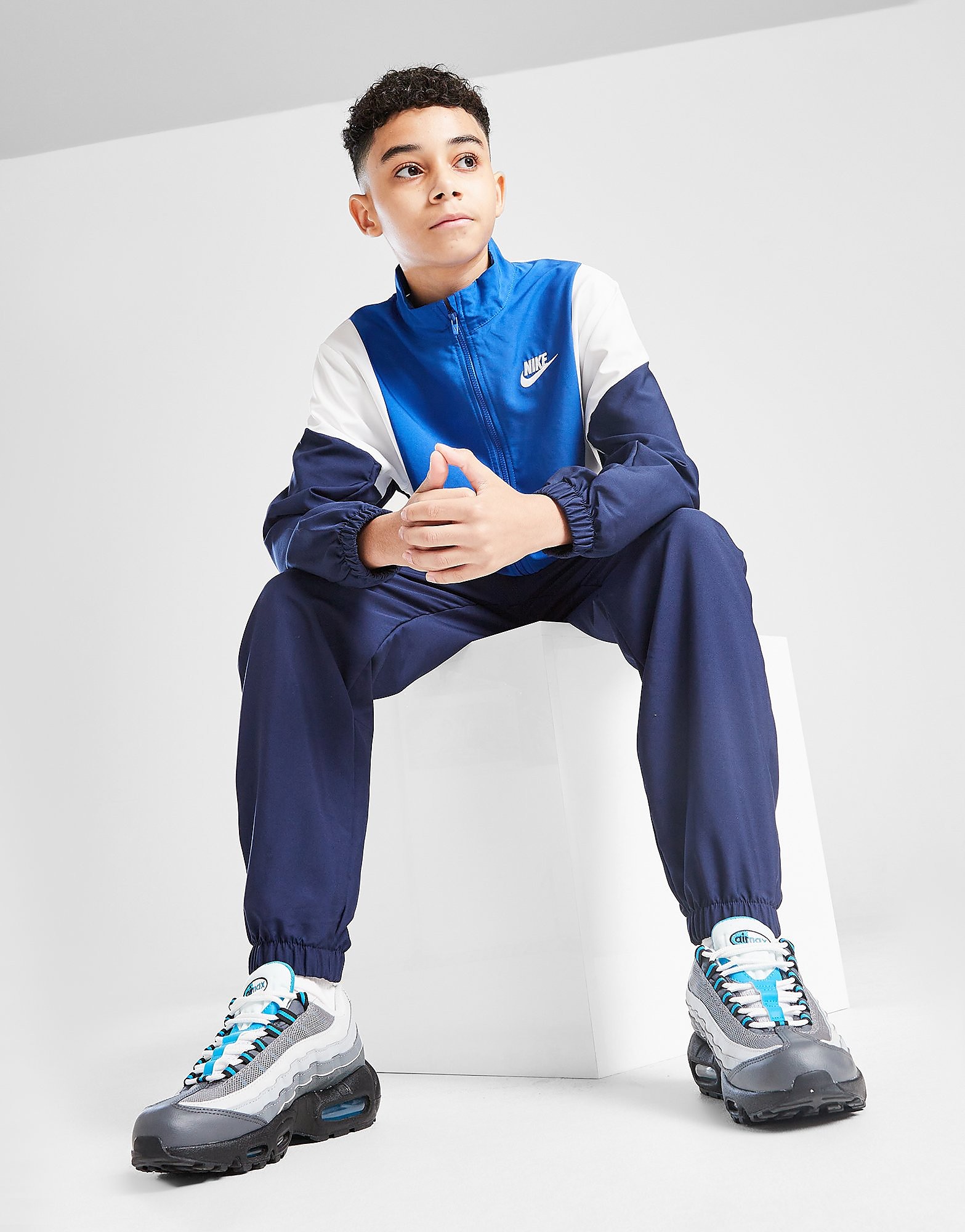 Nike Woven Colour Block Tracksuit Junior