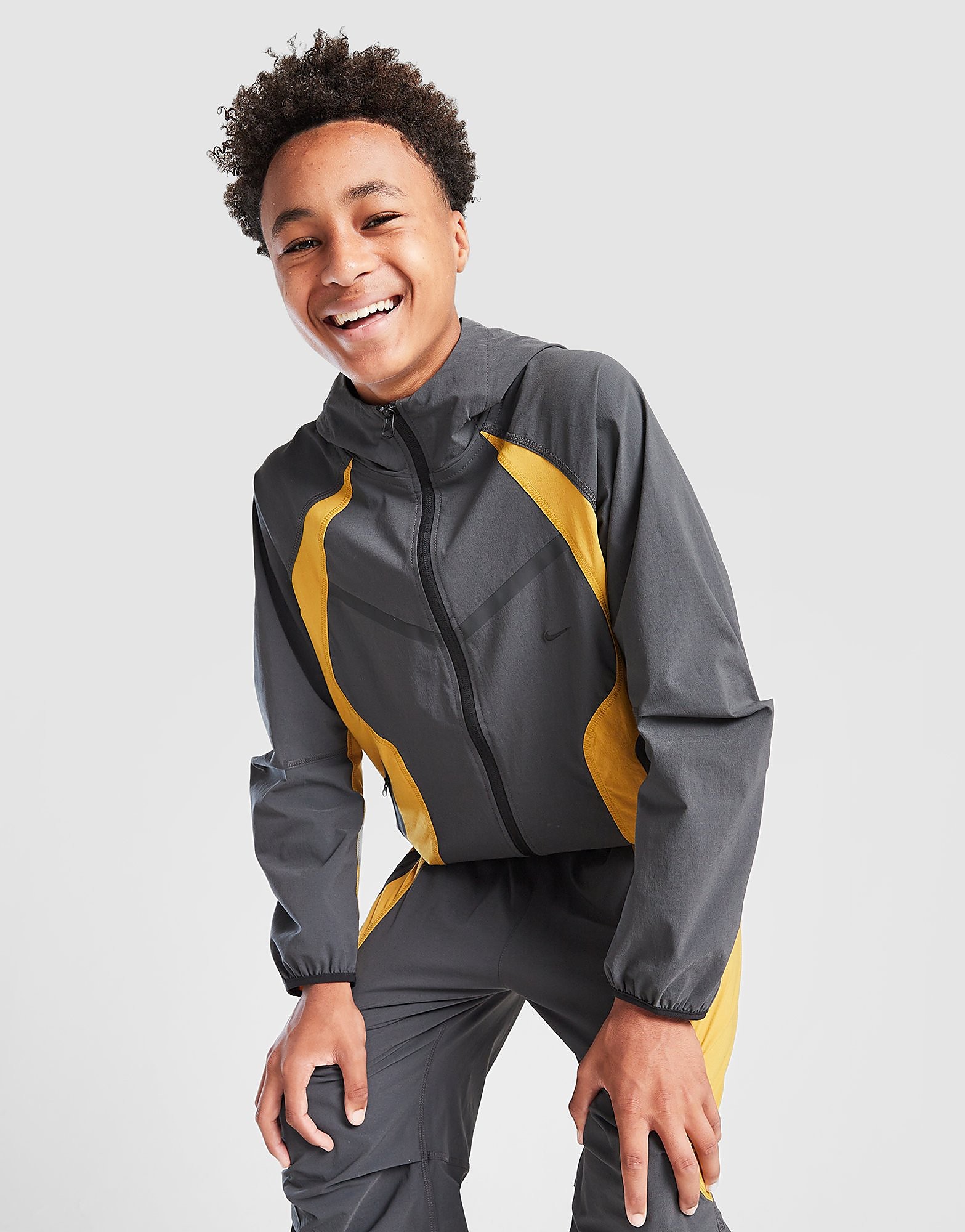 Nike Tech Woven Full Zip Colour Block Jacket Junior - vue 2