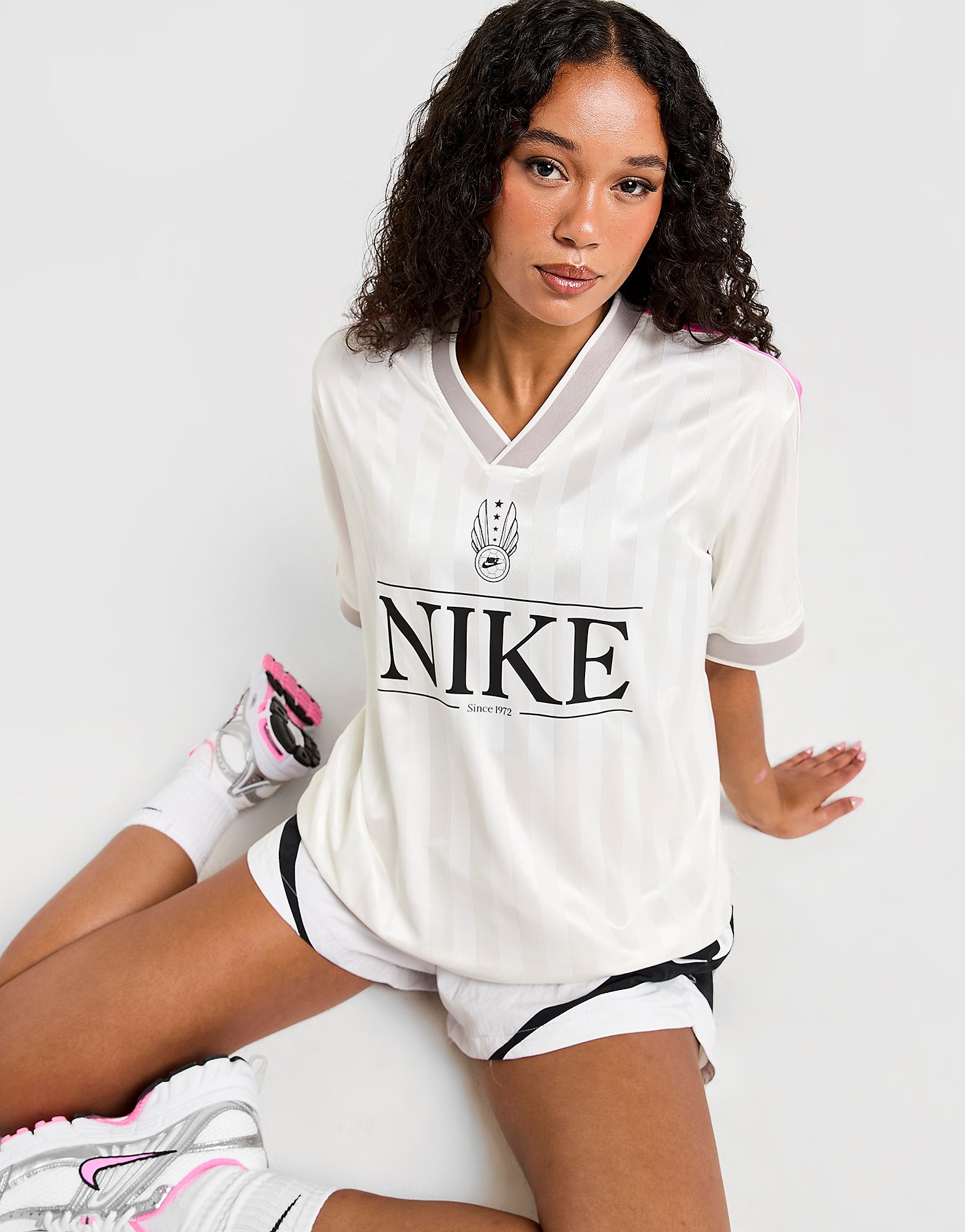 Nike Sportswear V Neck Jersey Cream Cream