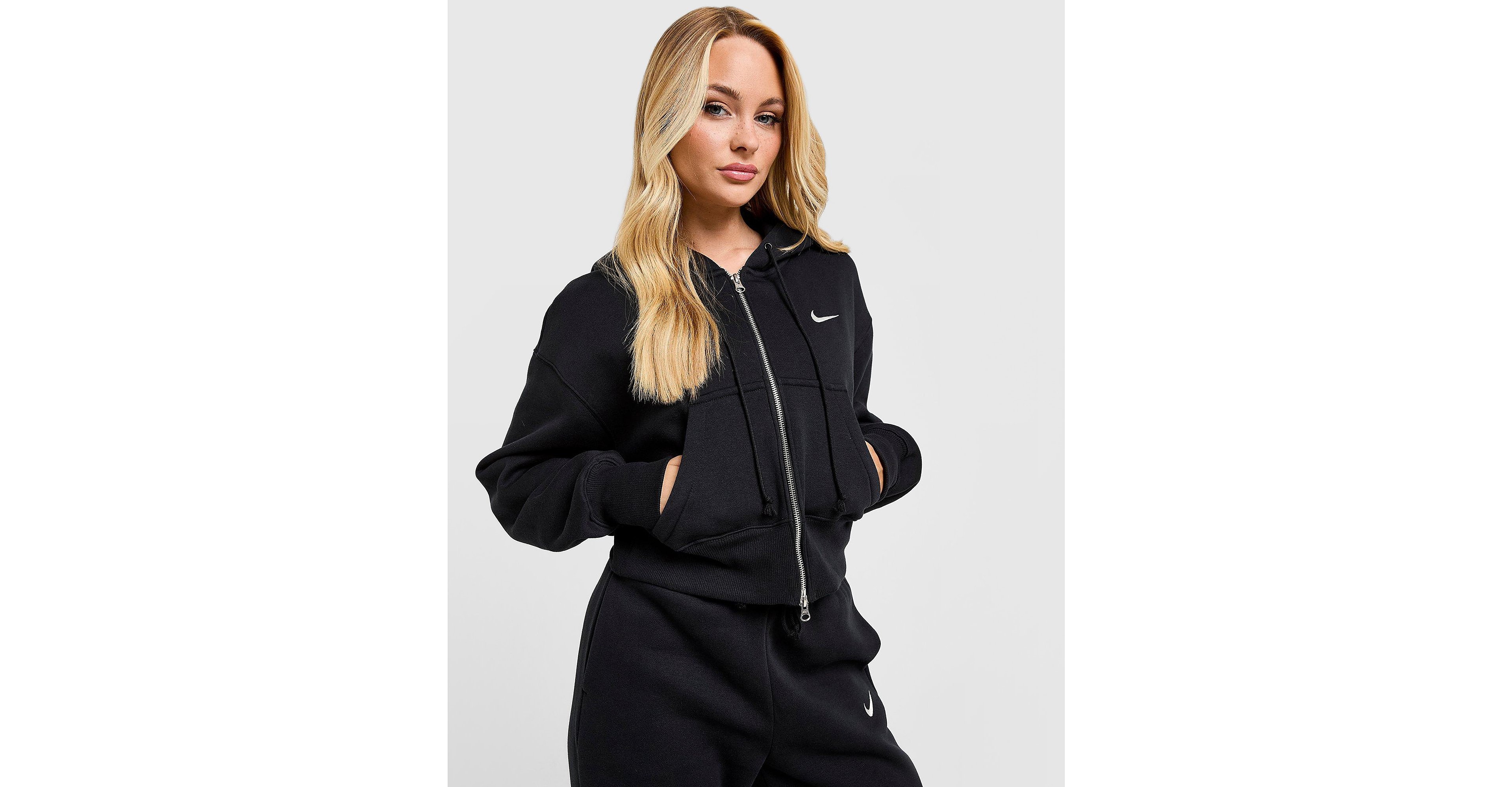 Phoenix Crop Full Zip Hoodie
