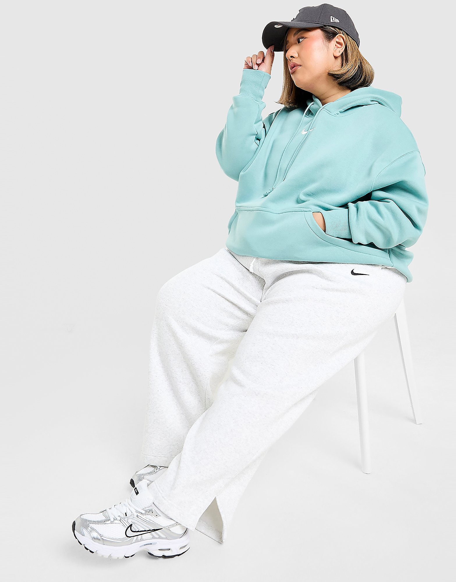 Nike Plus Size Phoenix Wide Leg Joggers Sail Sail