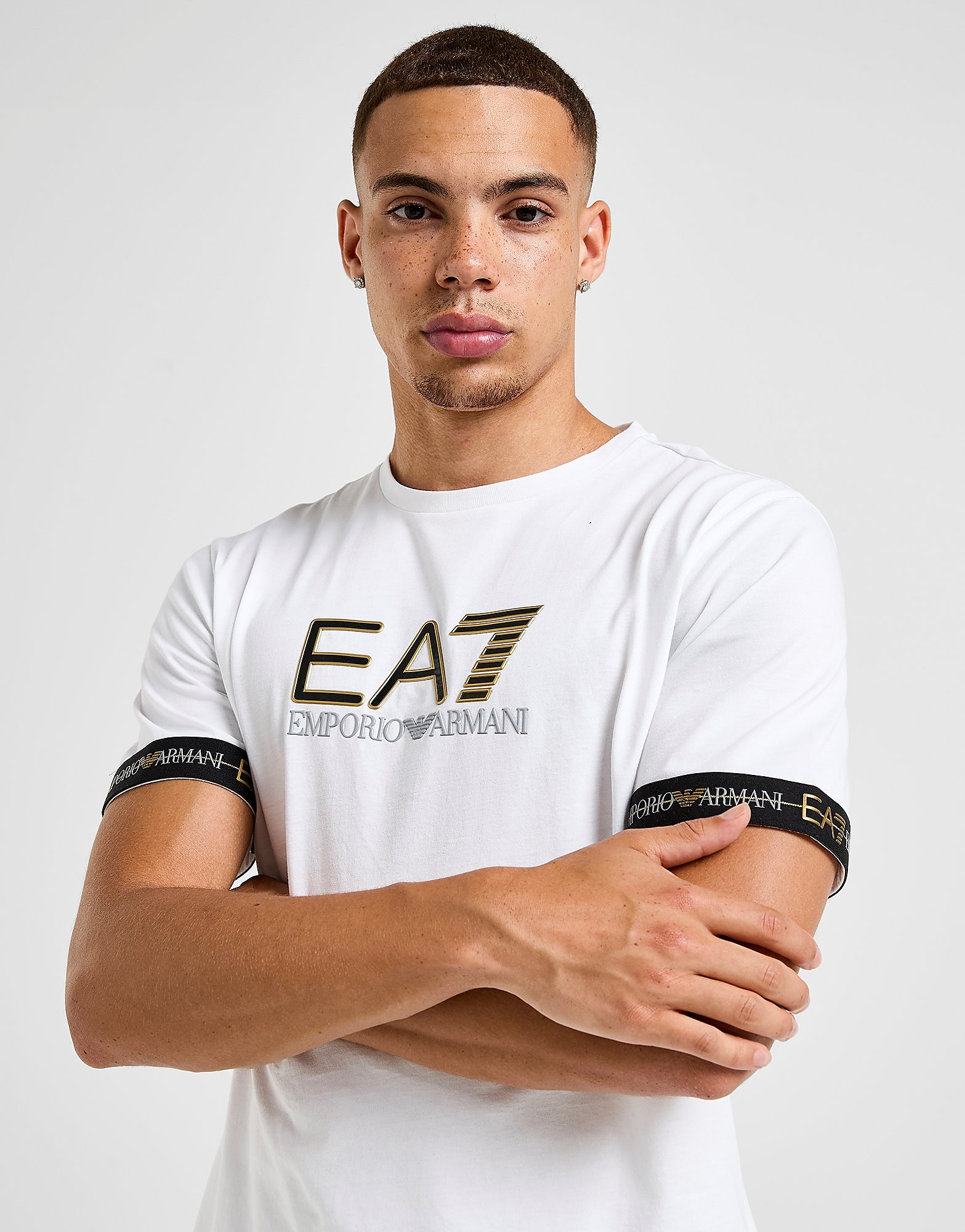EA7 Emporio Armani T shirt Tape Large Logo Homme