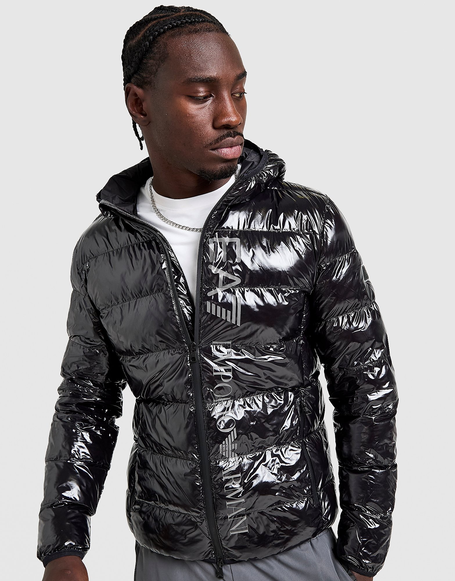 EA7 Emporio Armani Shiny Baffle Jacket