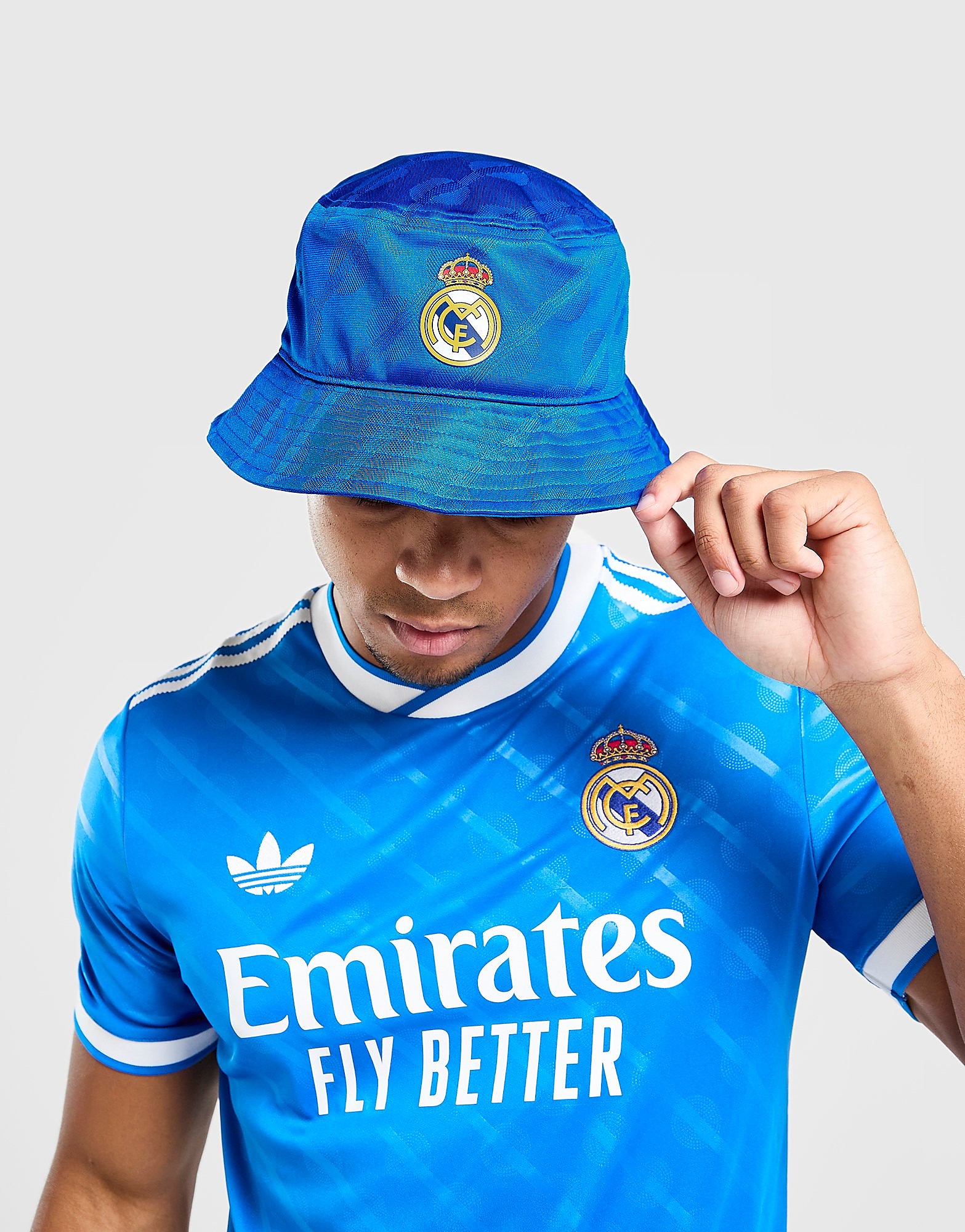 Womens Cappello Bucket Third Real Madrid - Blu, blu blu Donna taglia One Size